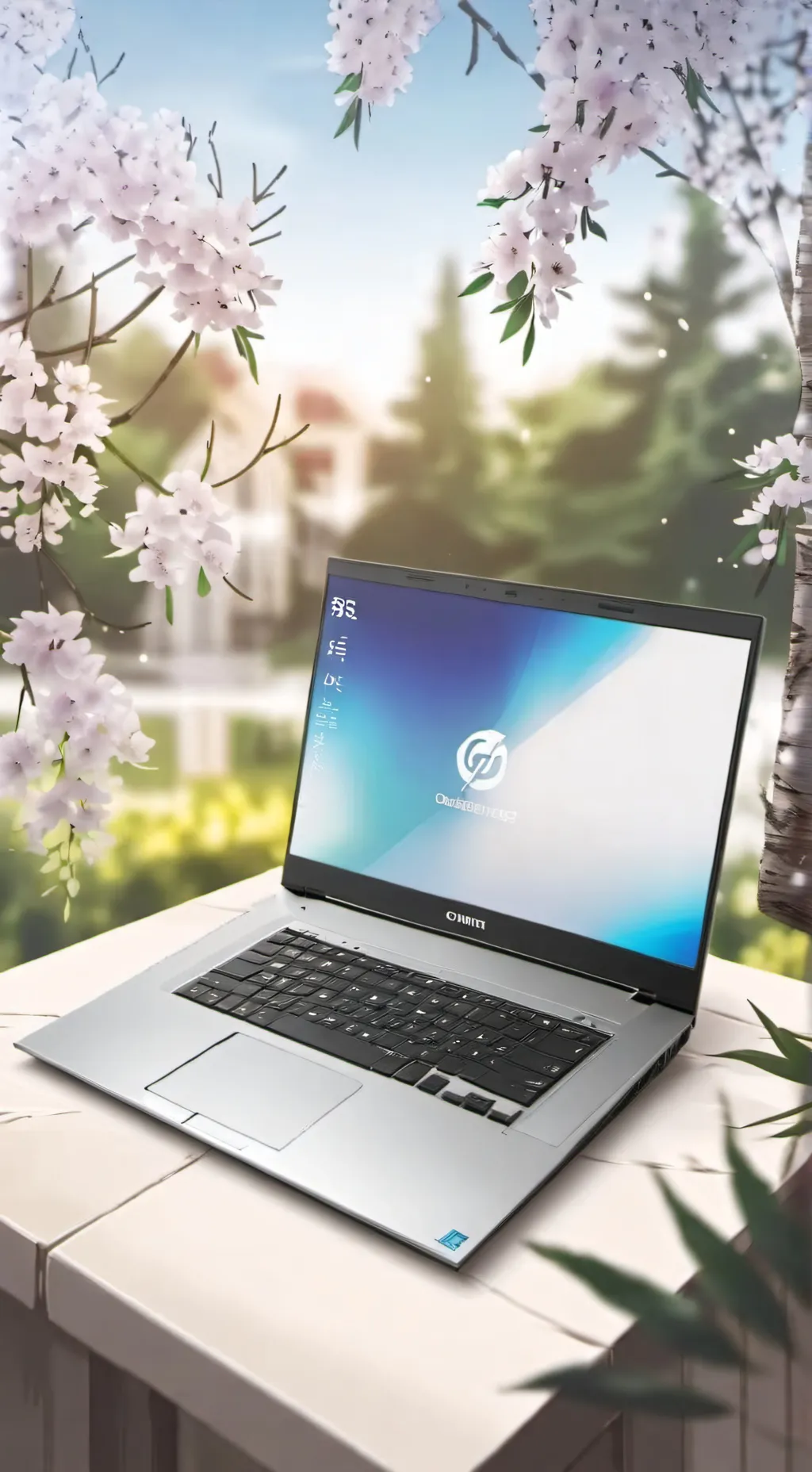 ai character: Mha computer! background