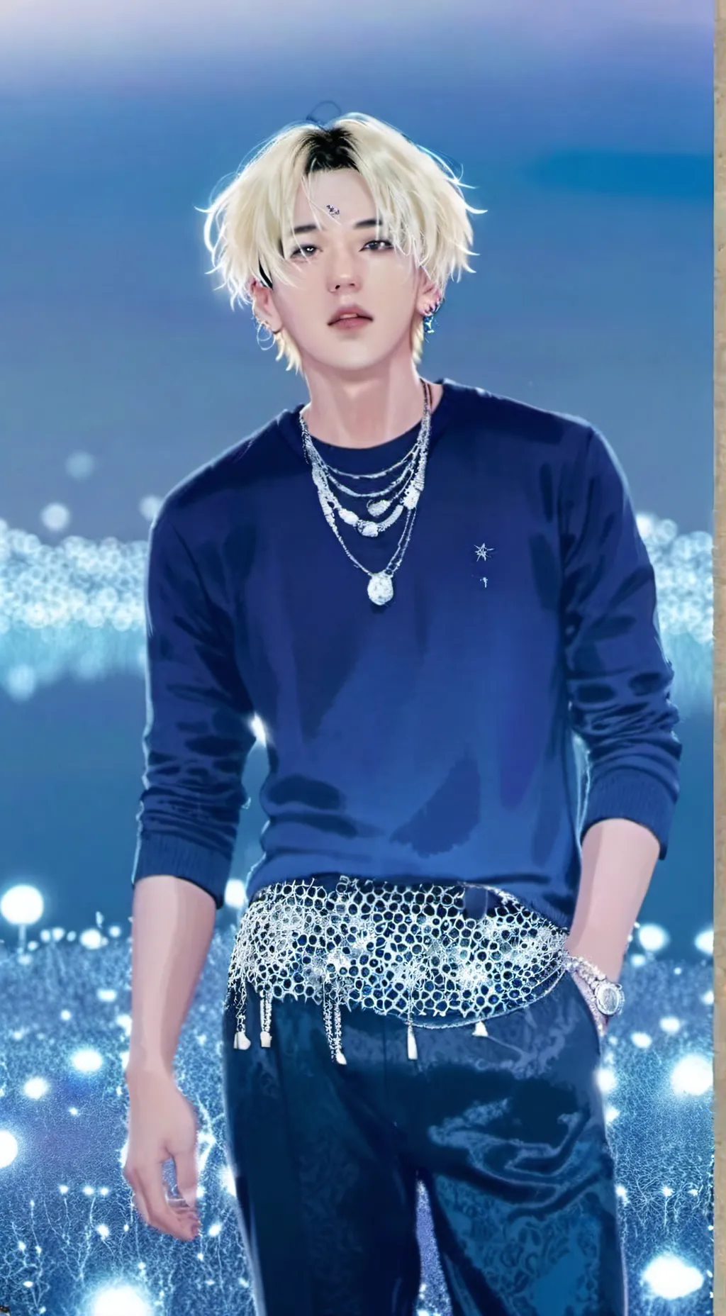 ai character: g dragon✨️ background