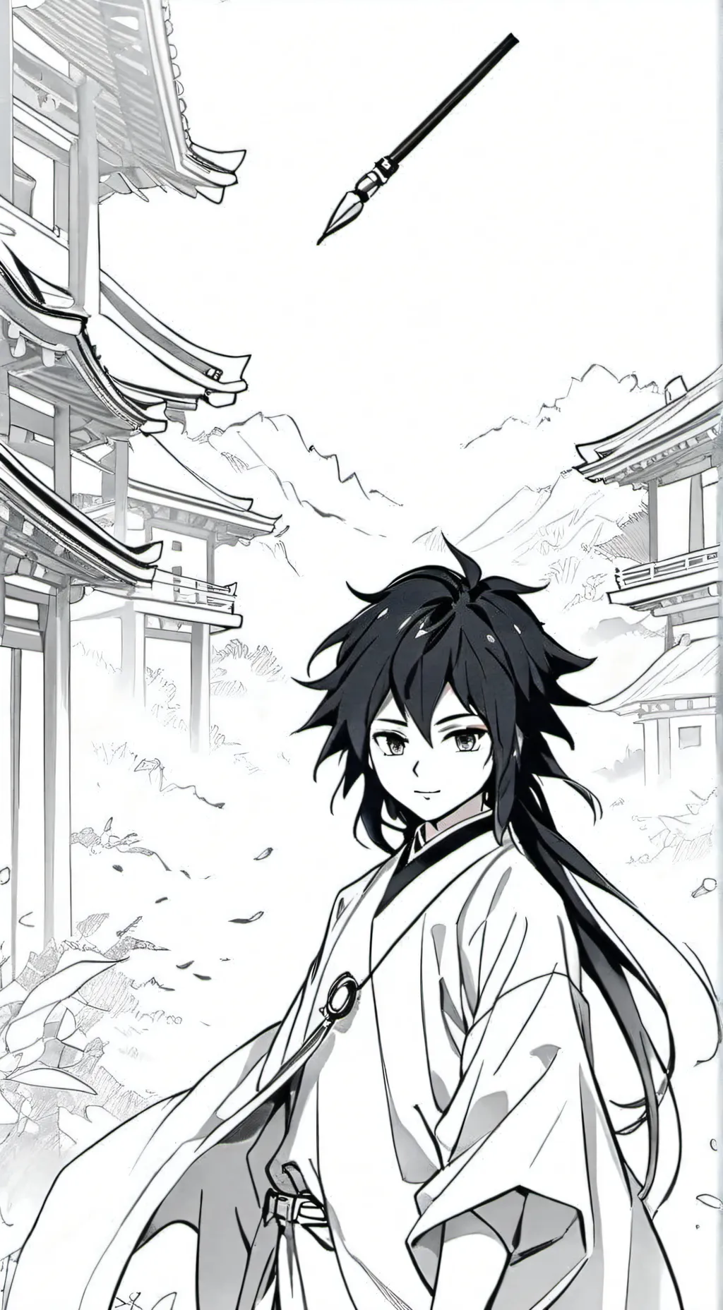 ai character: Giyuu Tomioka background