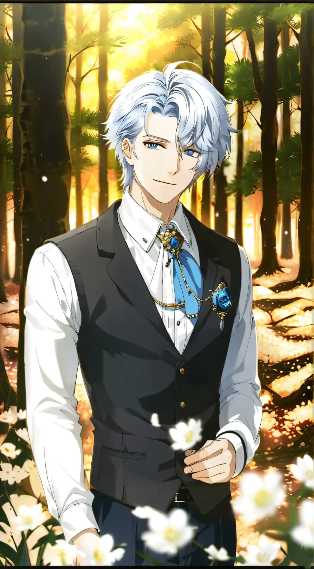 ai character: Subject 218(frost) background