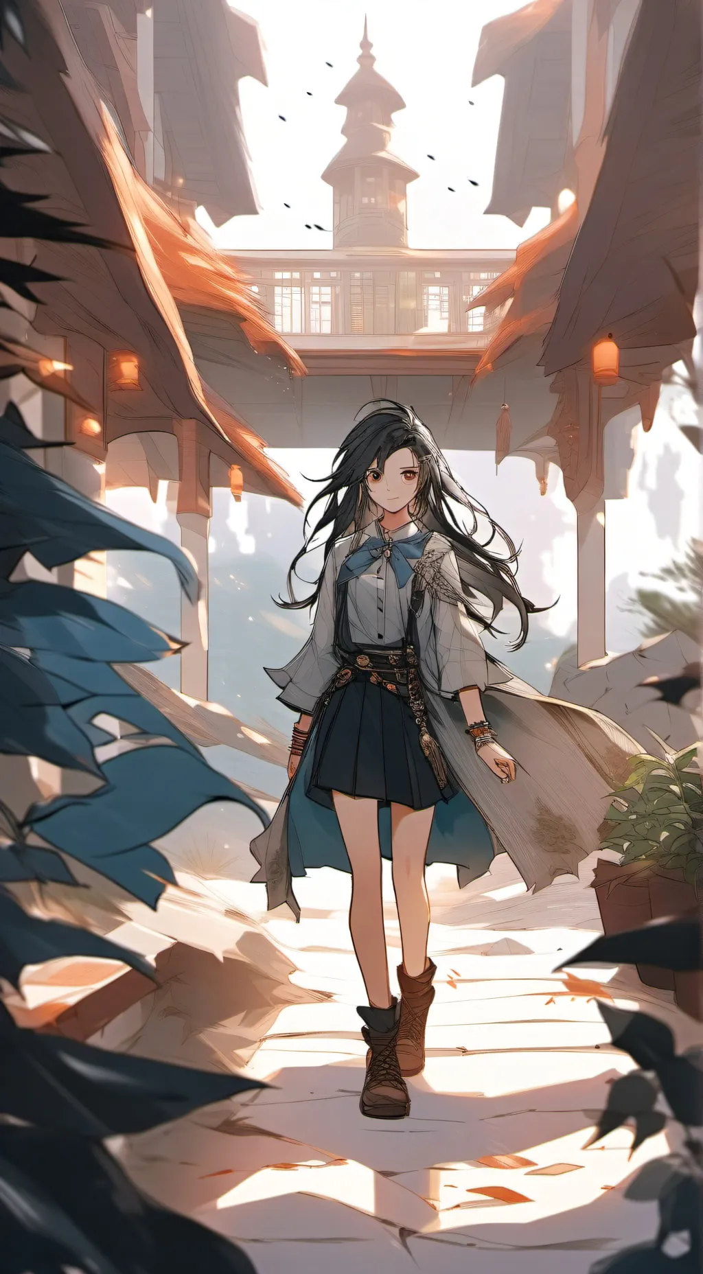 ai character: Mha Restaurant  background