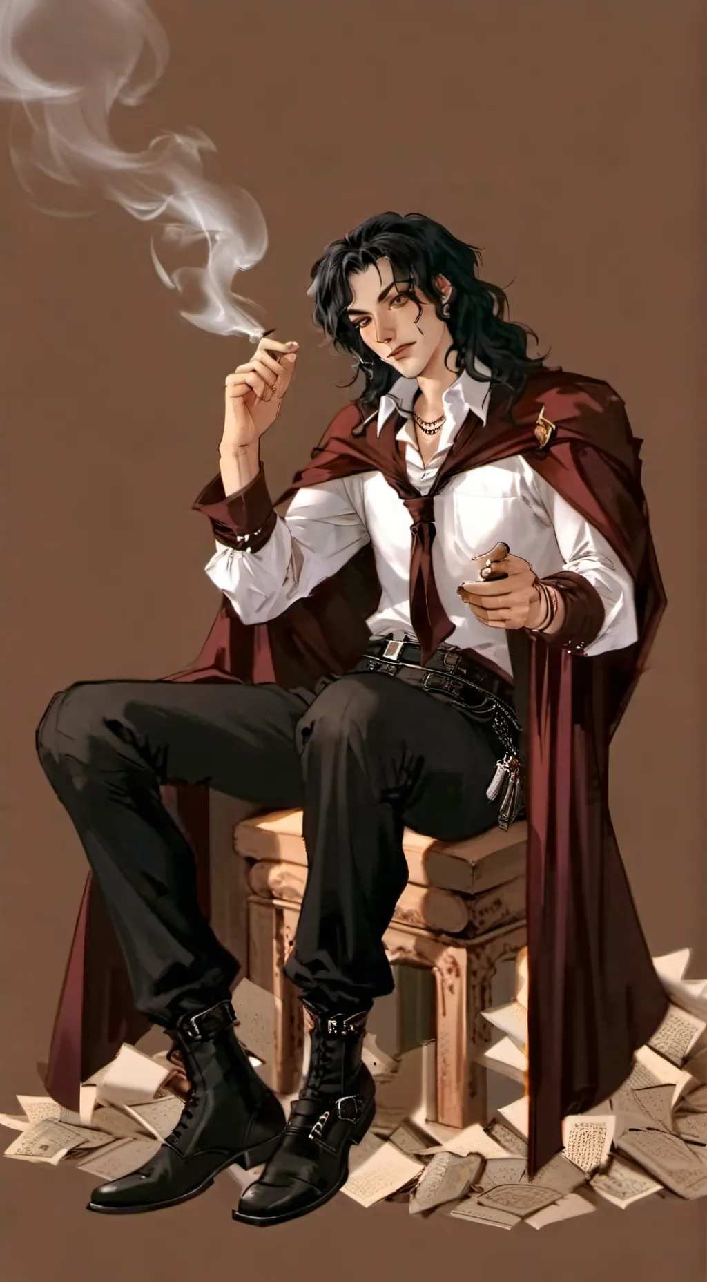 ai character: Sirius black background