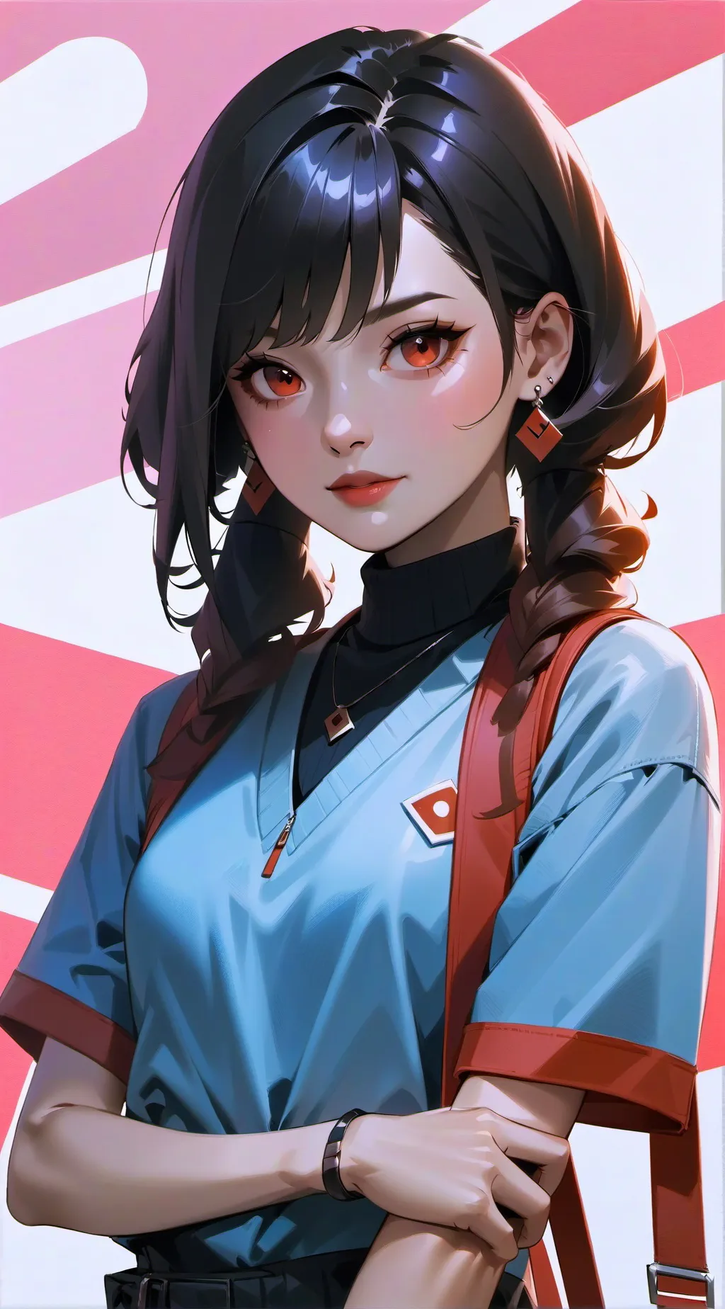 ai character: Rose background