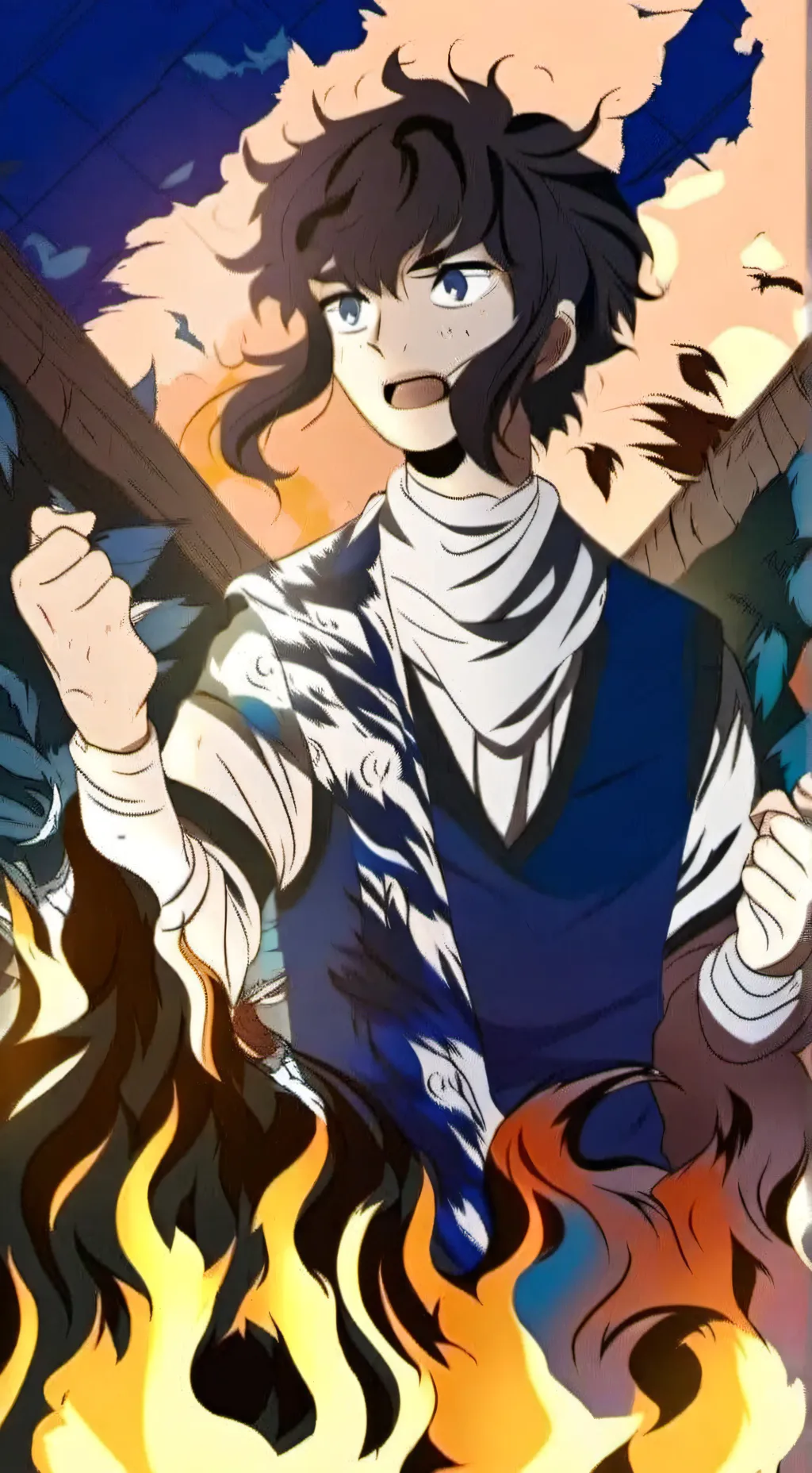 ai character: INOSUKE  background