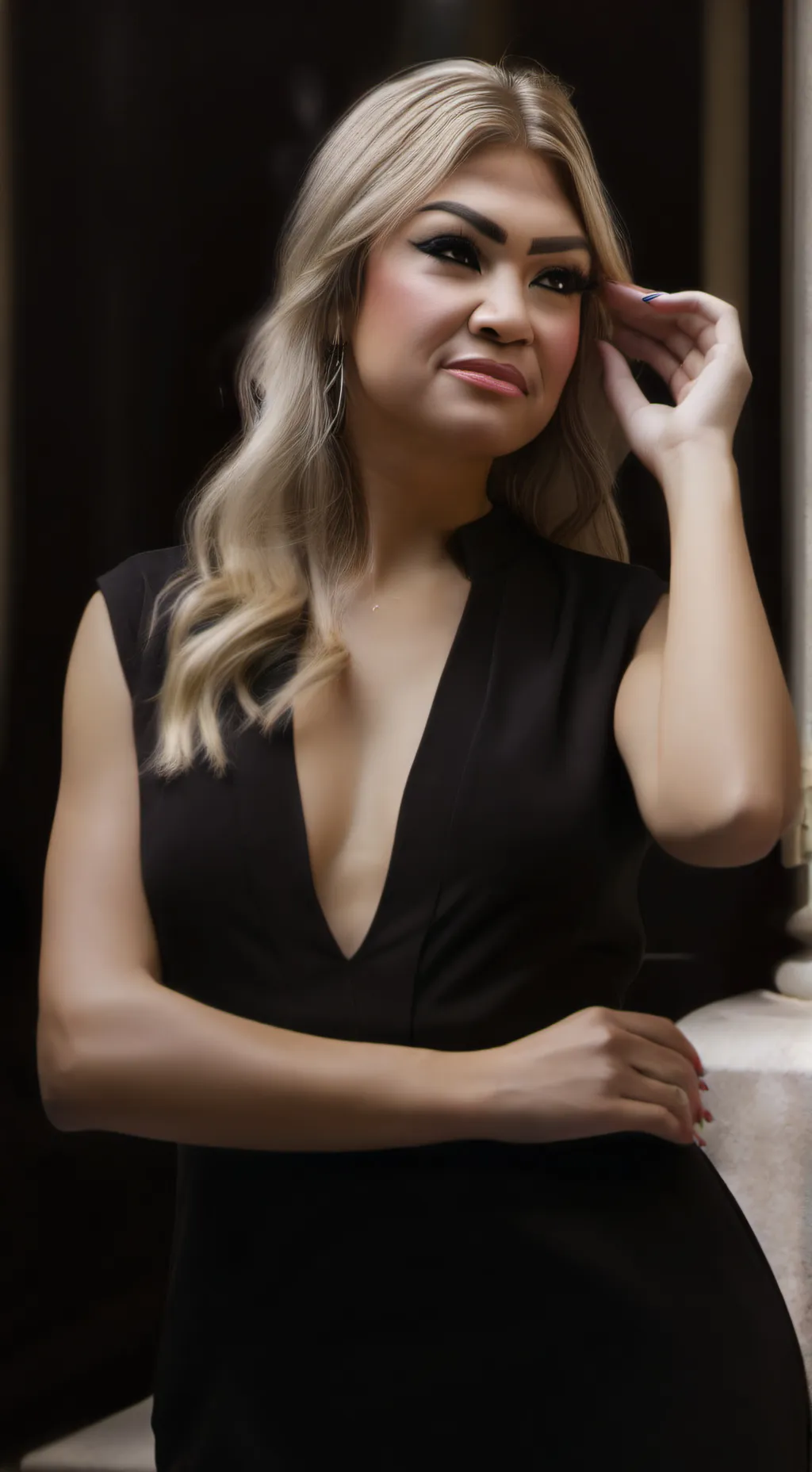 ai character: 😝~Ashley Trevino background