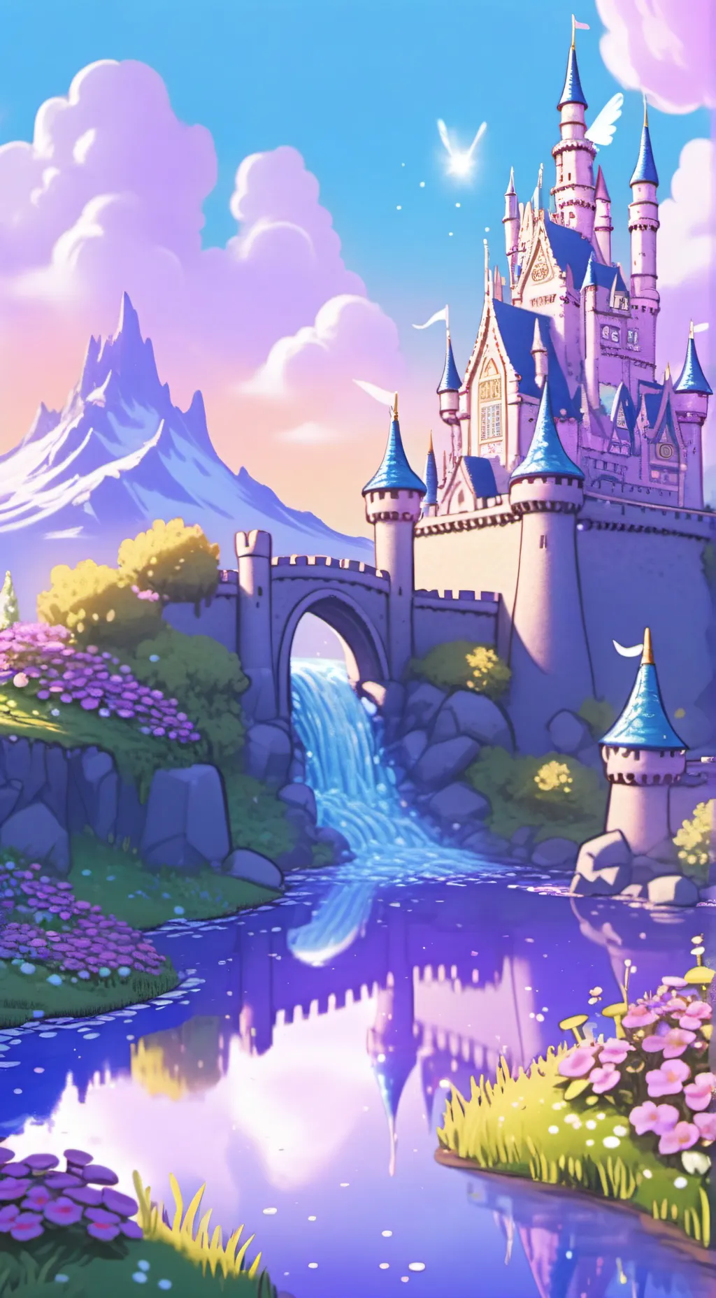 ai character: fantasy island background