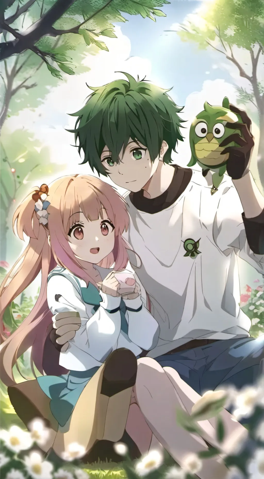 ai character: DekuXY/N background