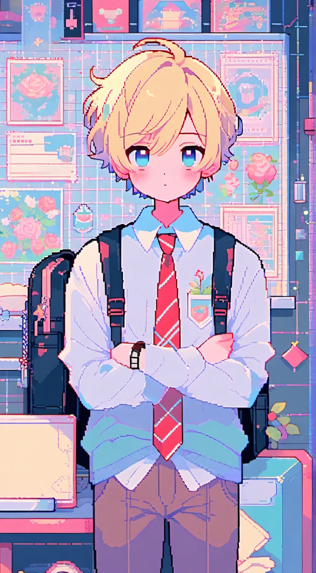 ai character: Spongebob background