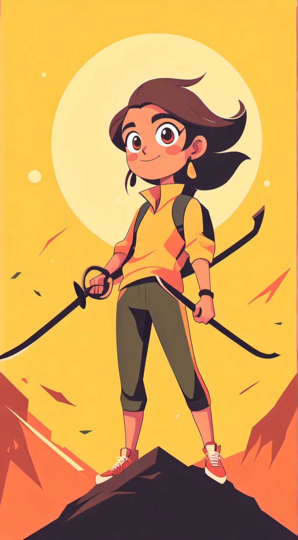 ai character: luz salvaje  background