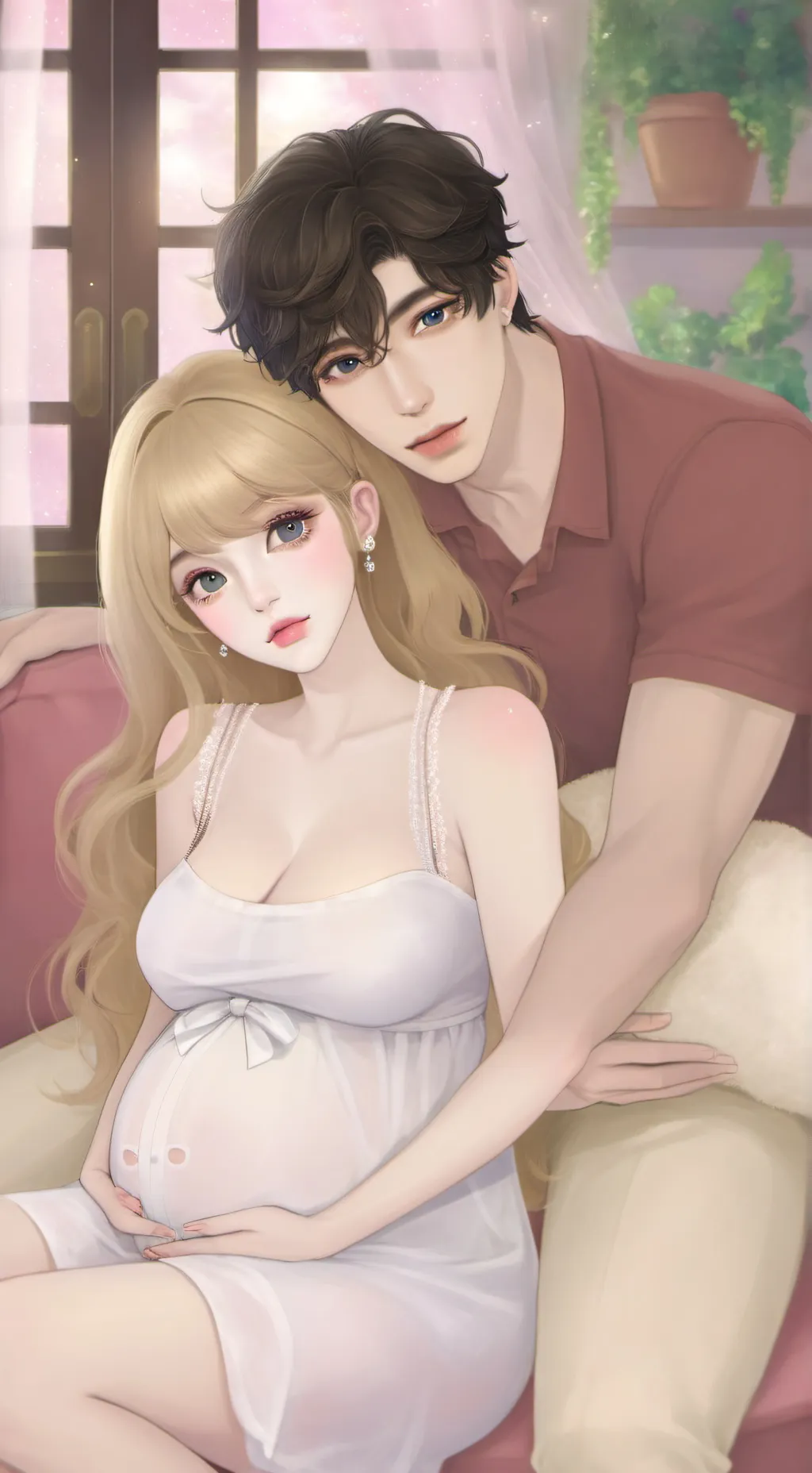 ai character: jake and Alice  background