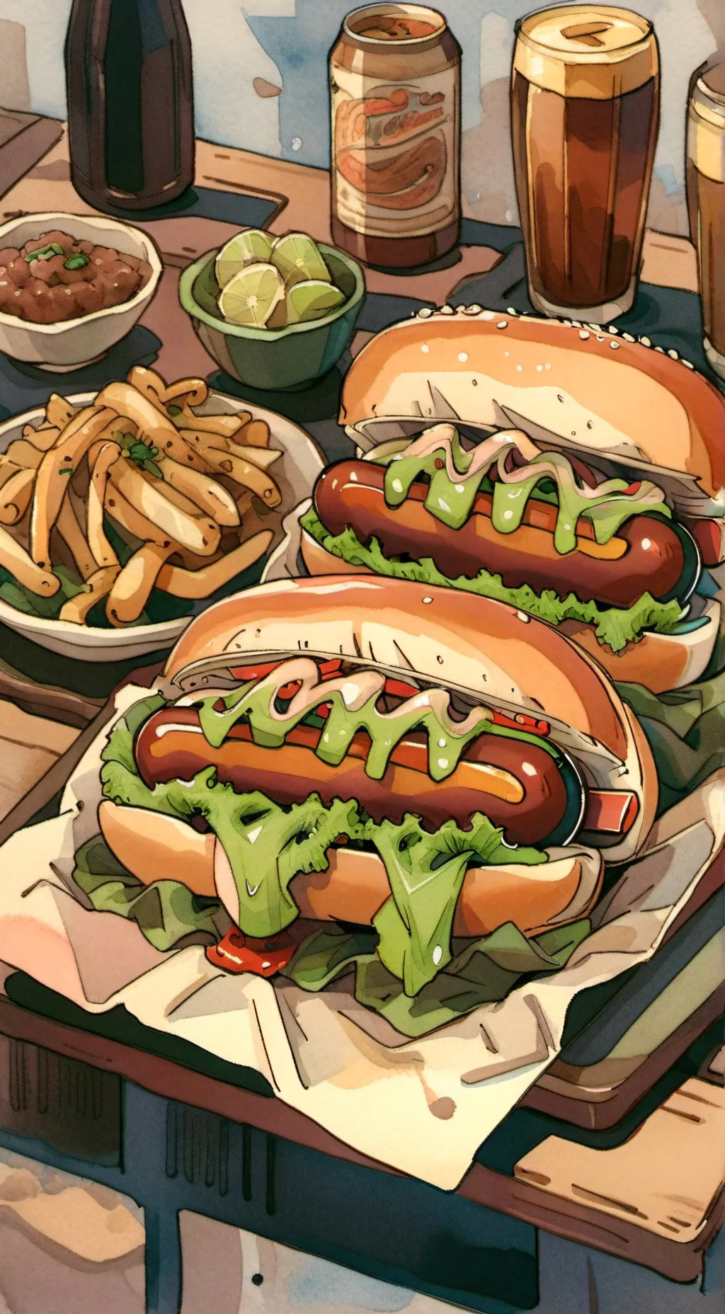 ai character: Dw background