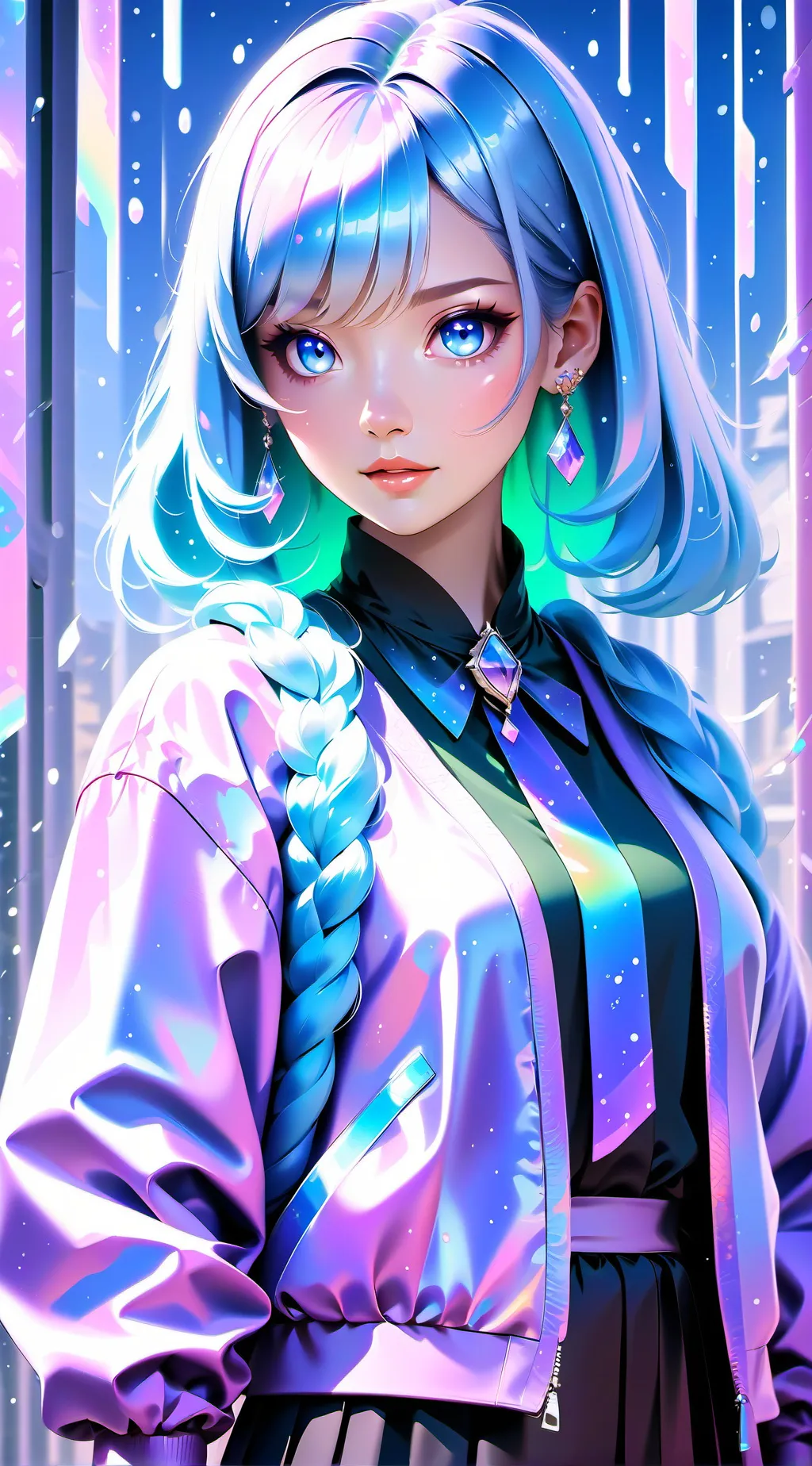 ai character: luna  background