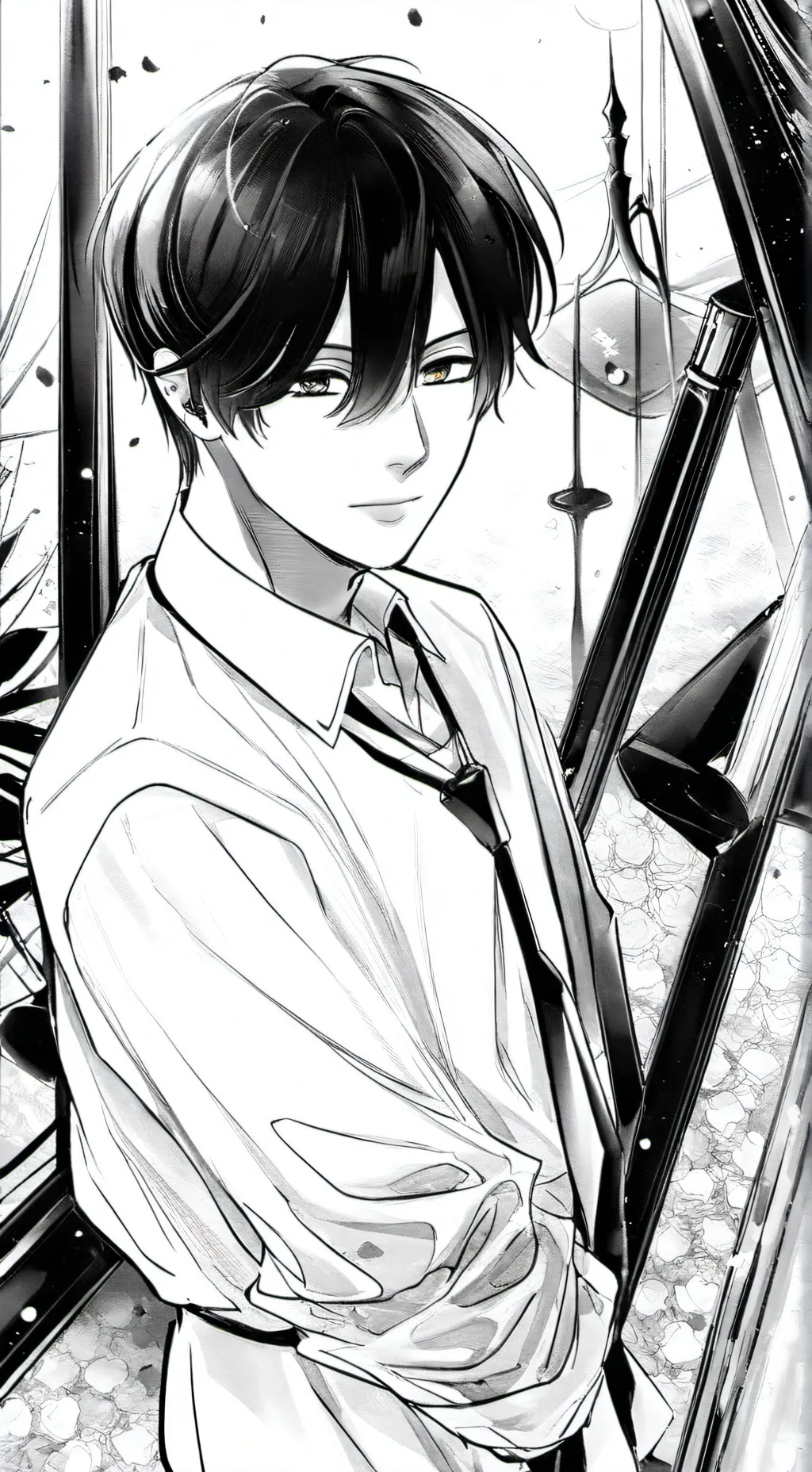 ai character: Маркус  background