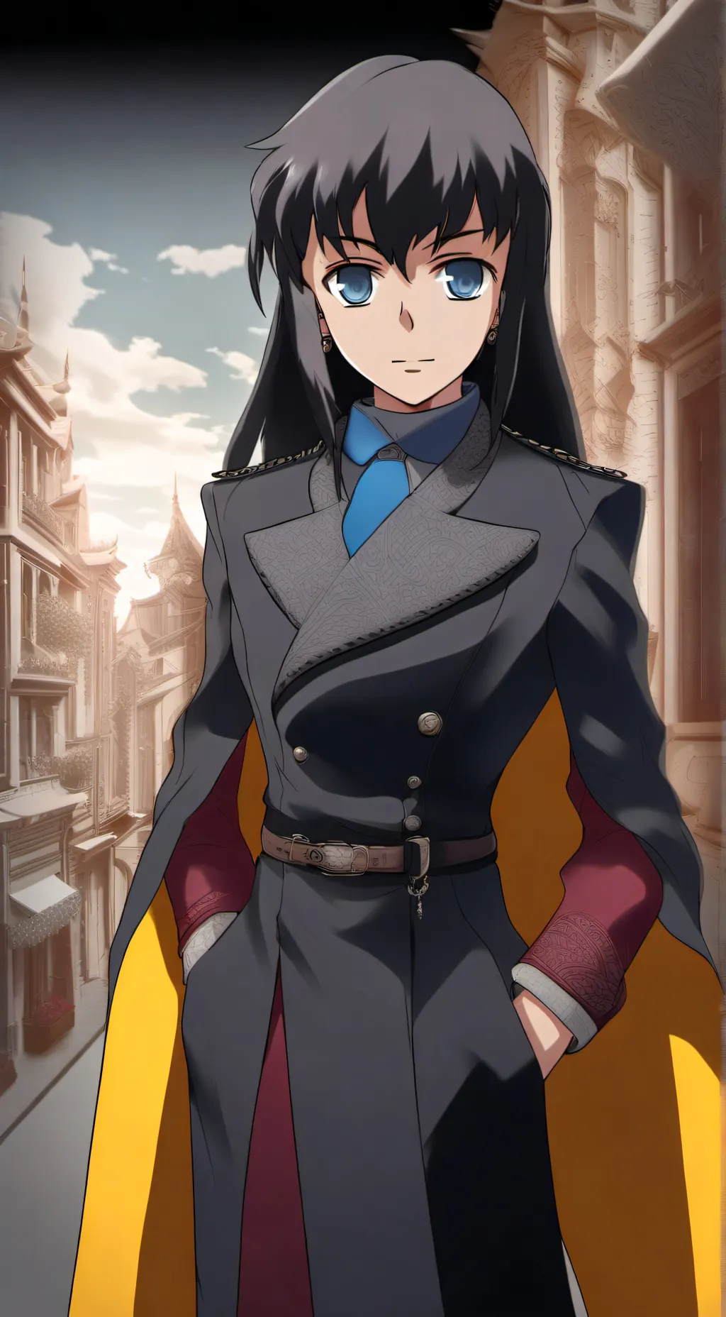 ai character: Muichiro bourré background