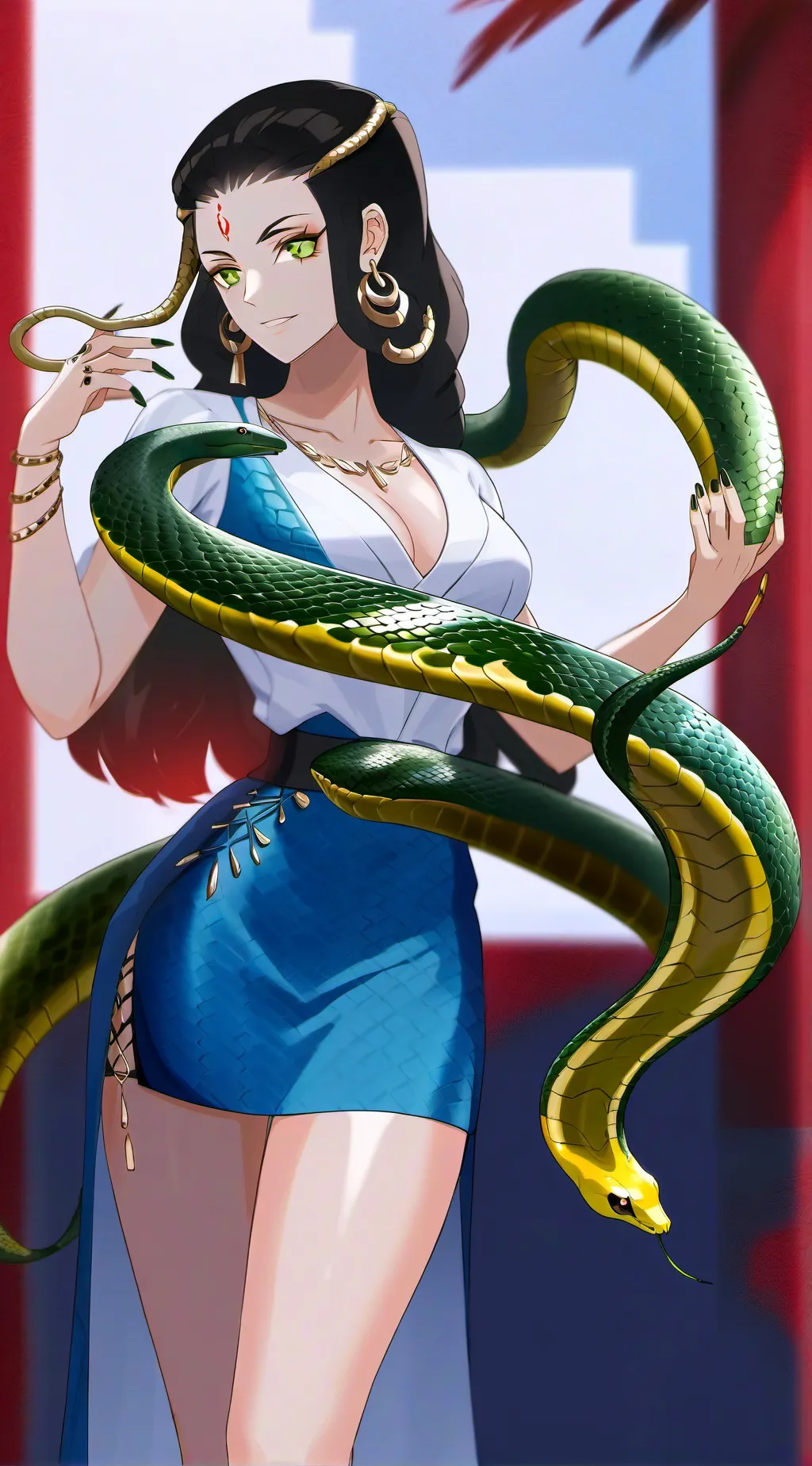 ai character: Sus boa background