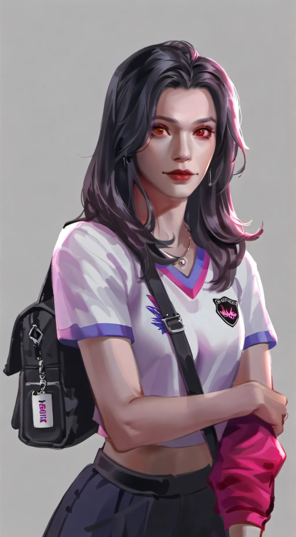 ai character: Ella💫🔥👛💅🧠 background