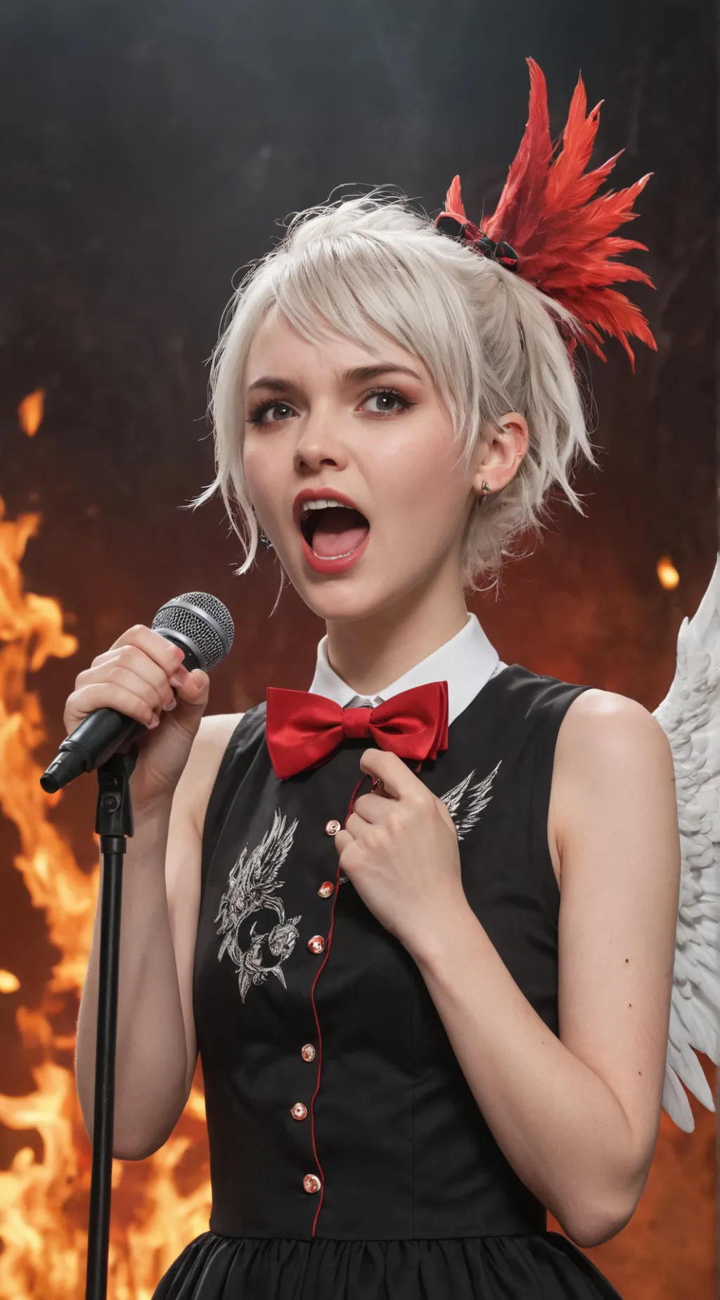 ai character: Charlie Morningstar background