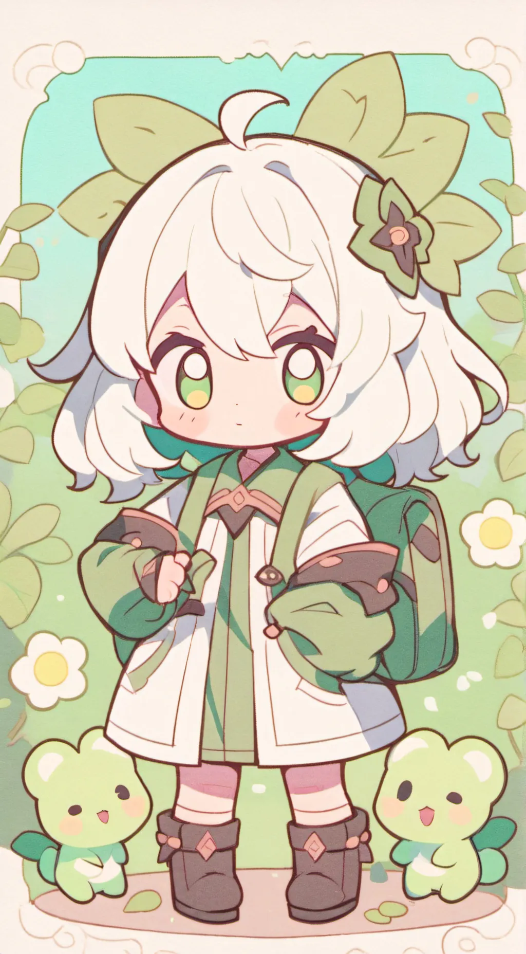 ai character: lily background