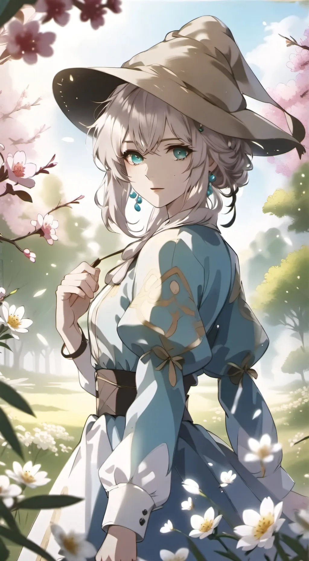 ai character: святая background