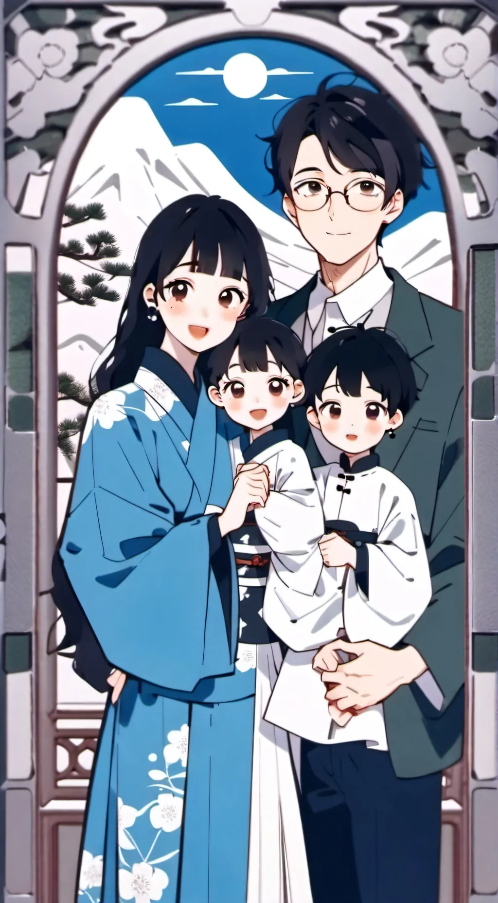 ai character: Japanese family background