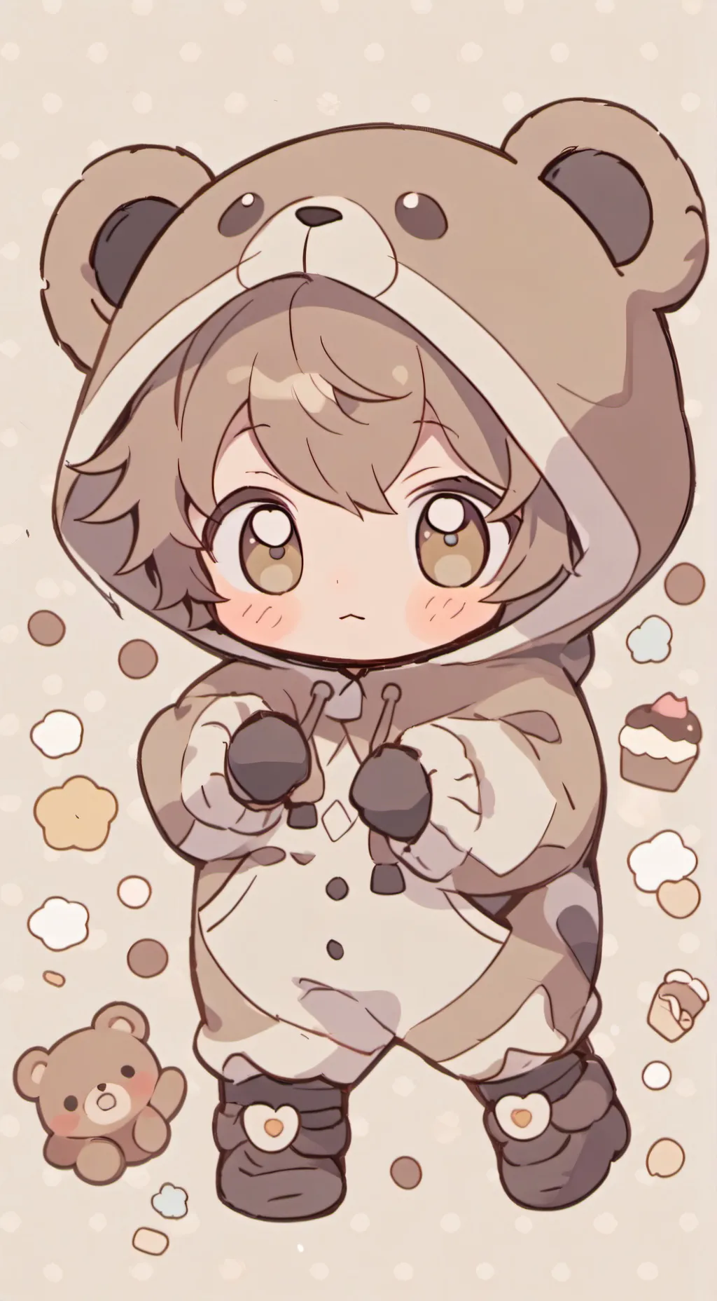 ai character: Chibi background