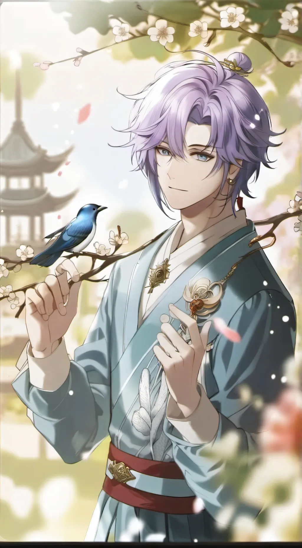 ai character: Angel  background