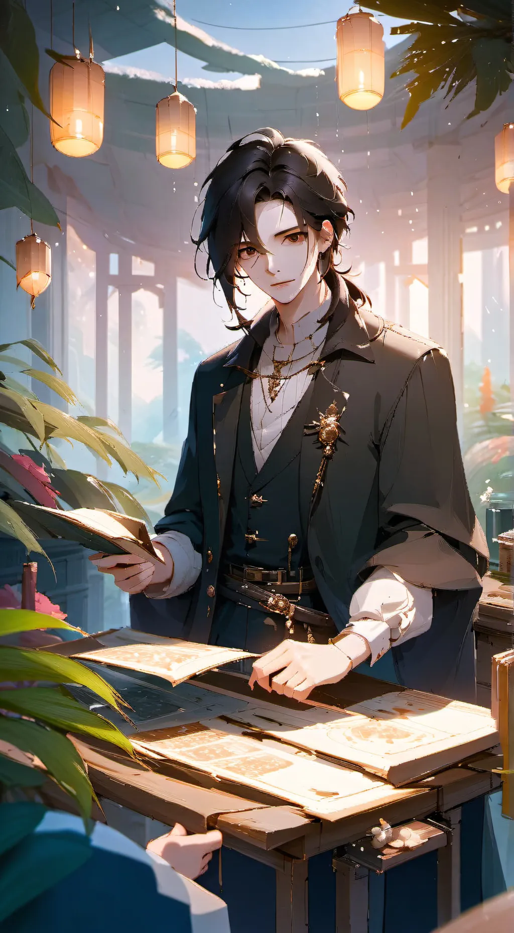 ai character: tu novio background