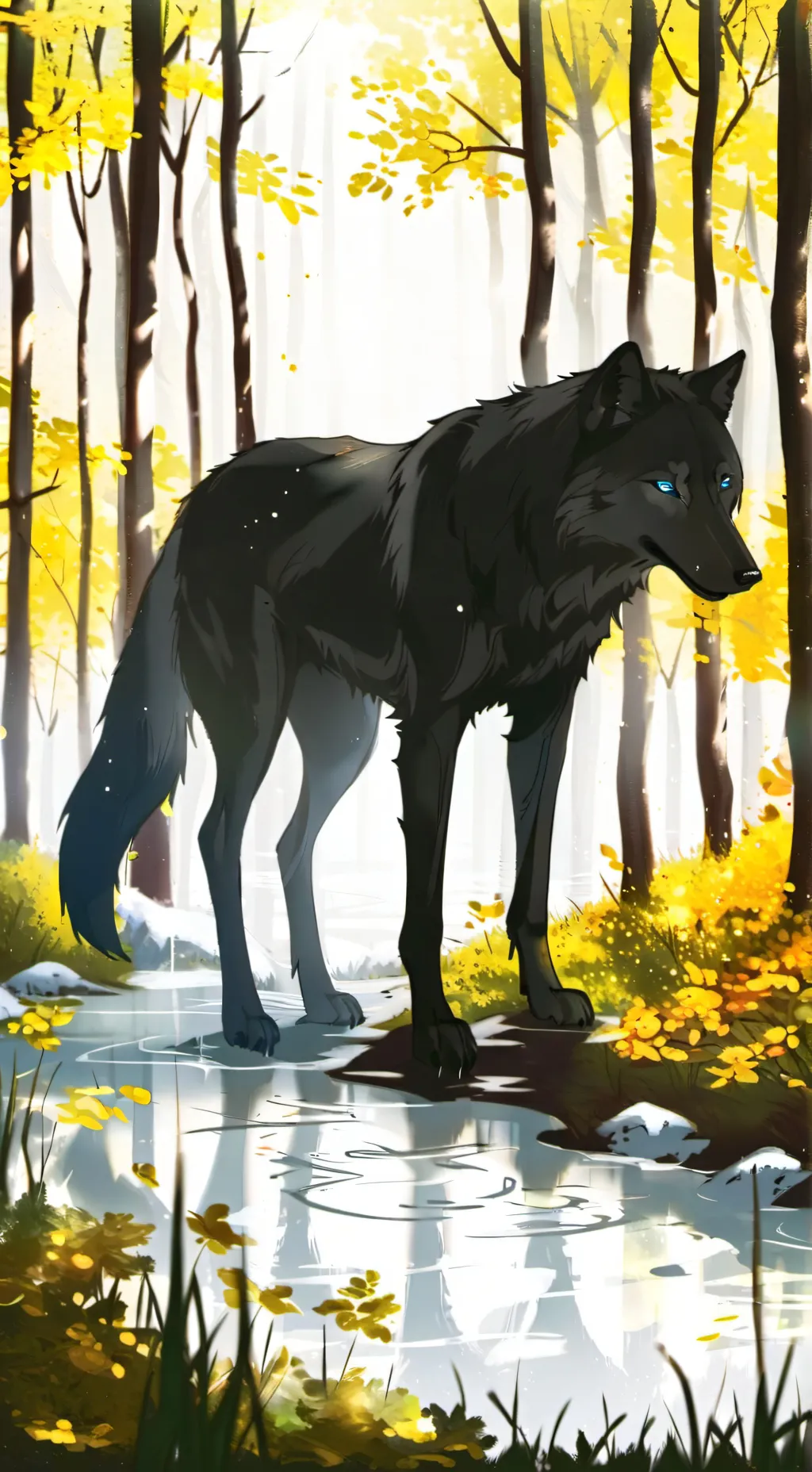 ai character: \\Яндер// background