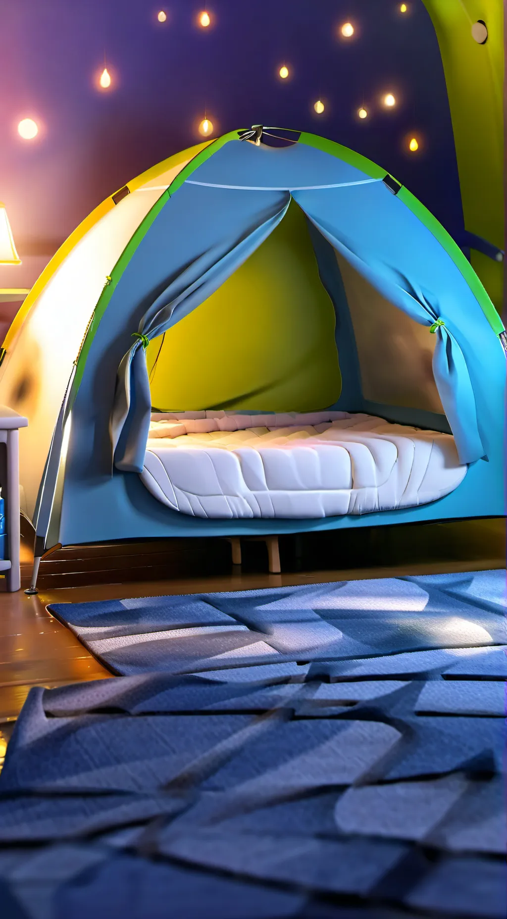 ai character: SLEEPOVER background