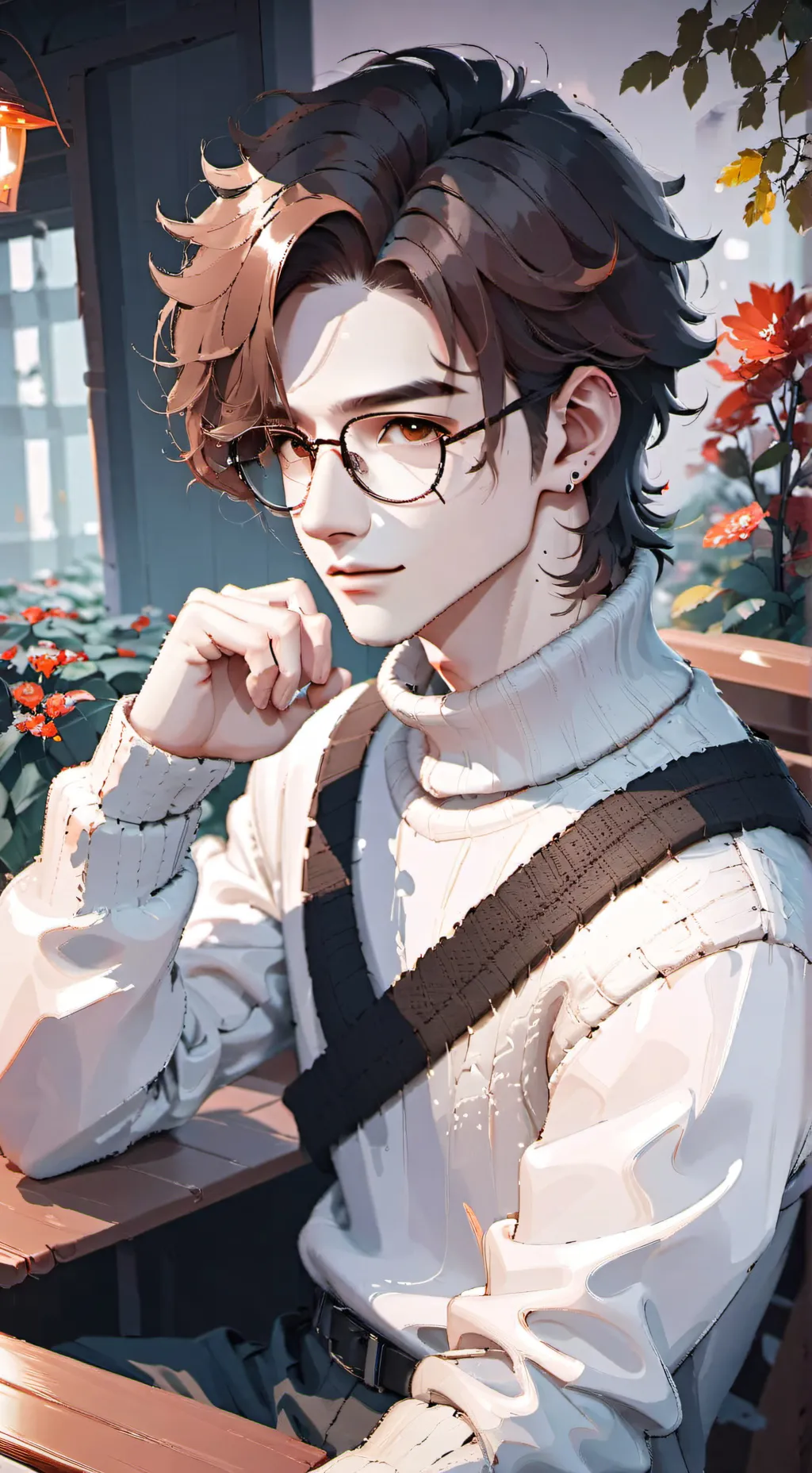 ai character: Mark  background