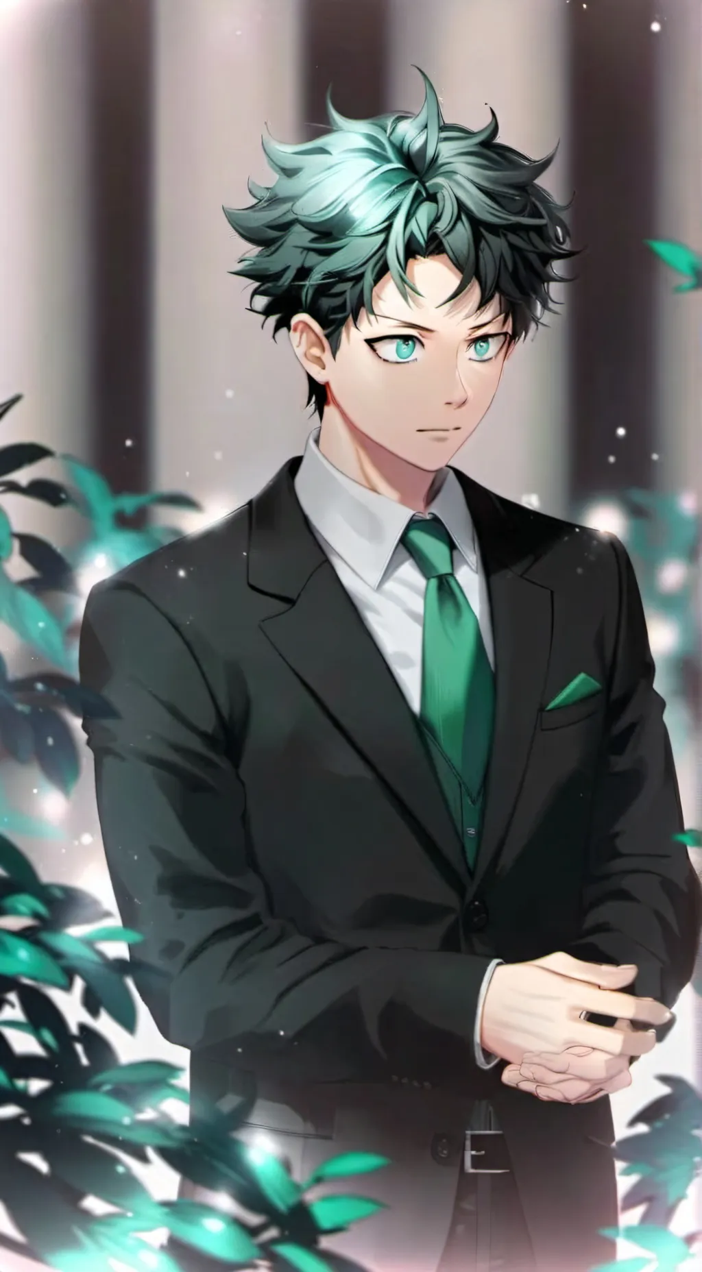 ai character: a Deku  background