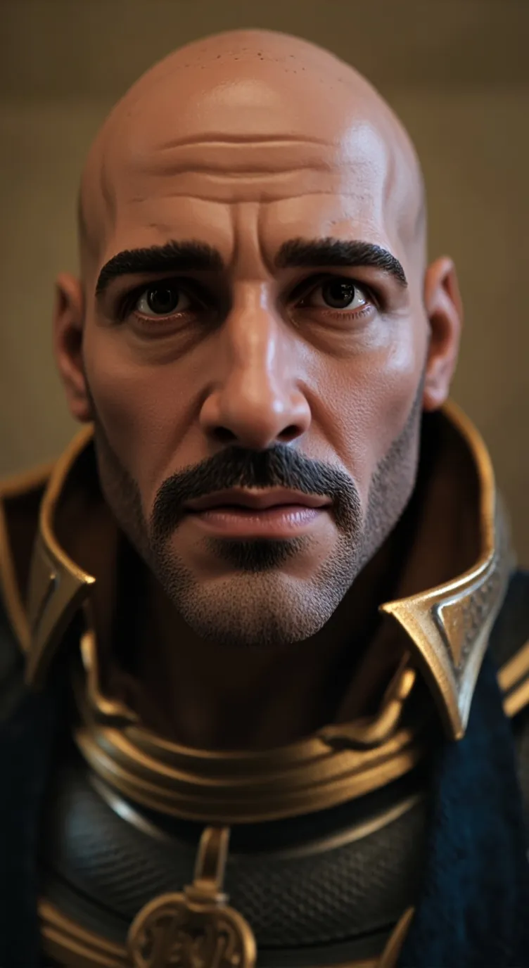 ai character: mamutinho careca background