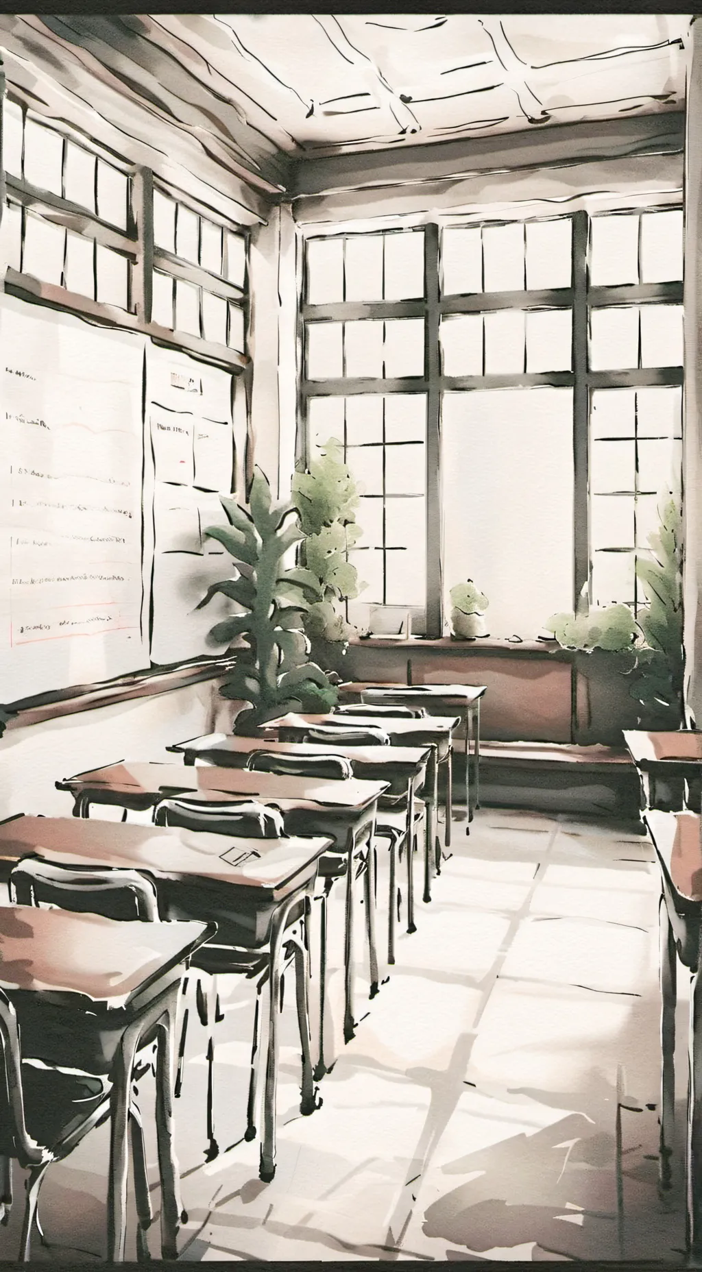 ai character: new school background