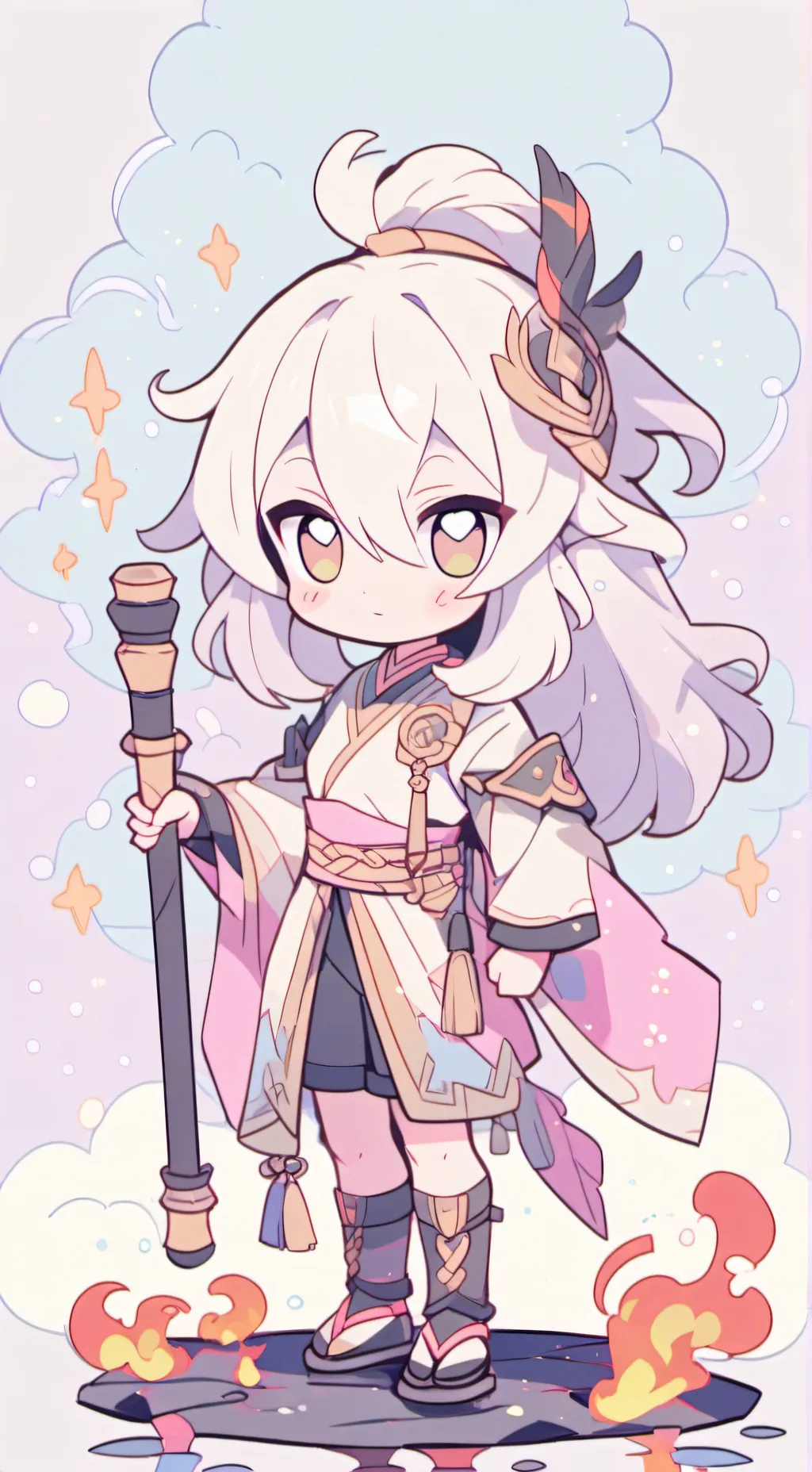 ai character: Firey🔥 background