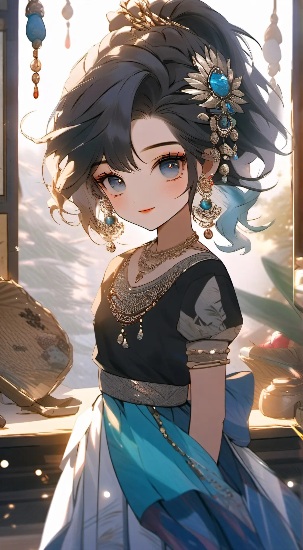 ai character: shimmer shine lyri background