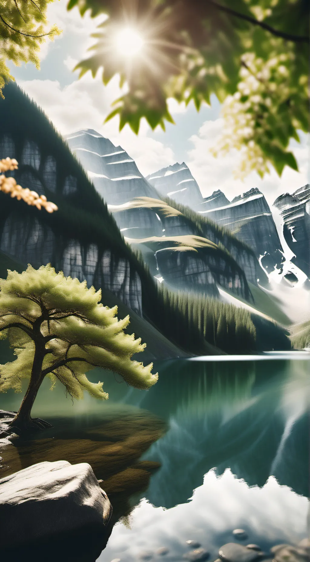 ai character: Hogwarts💙❤️💛💚 background