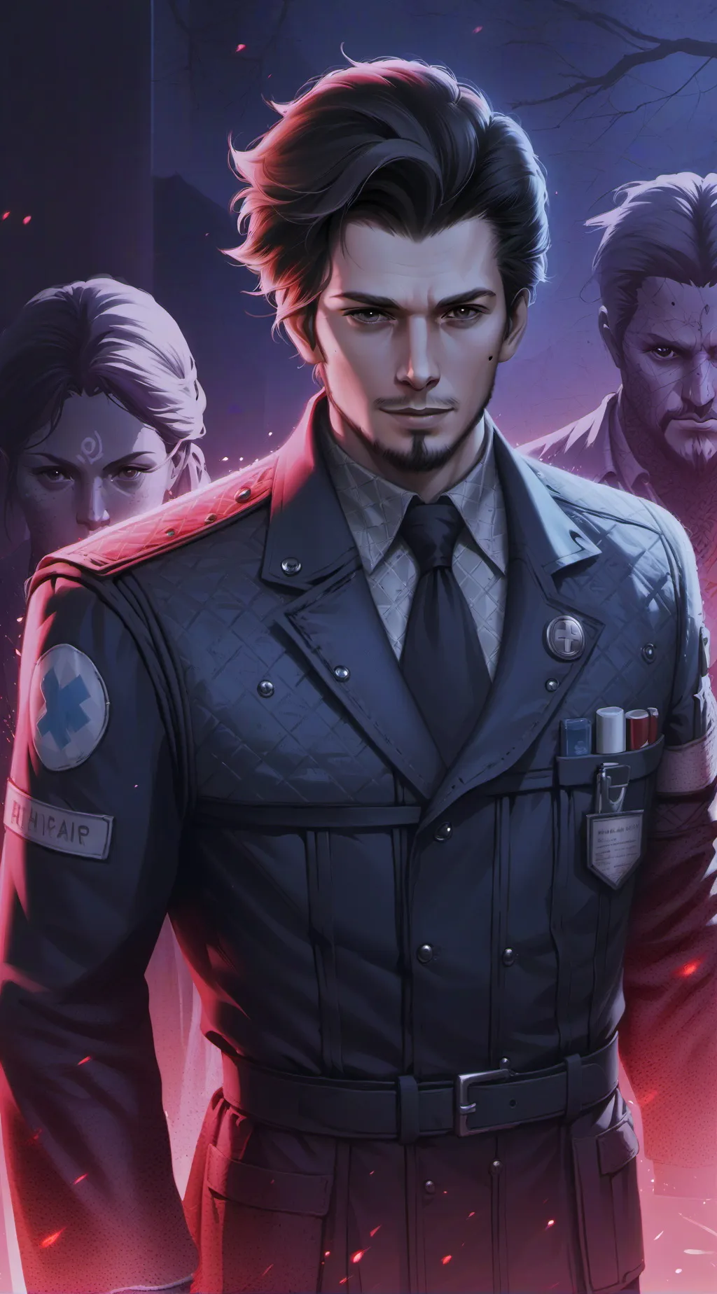 ai character: Hugo  background