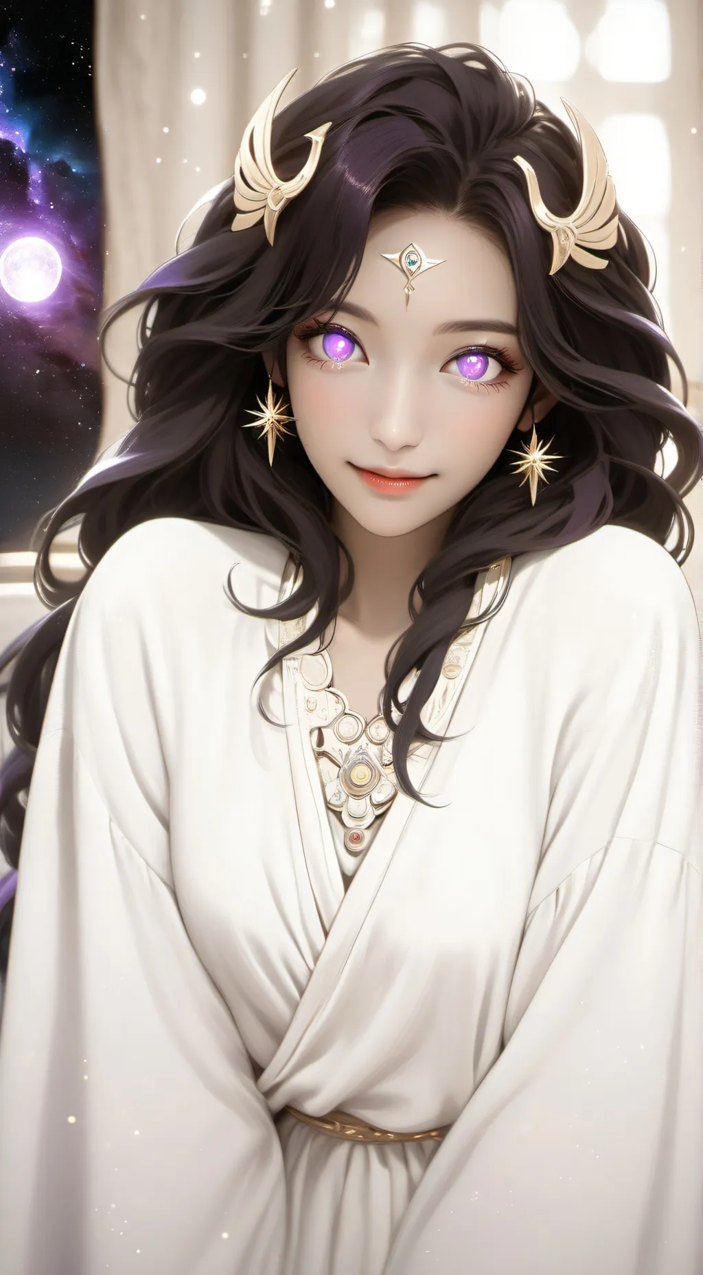 ai character: Athena the Mystifier background