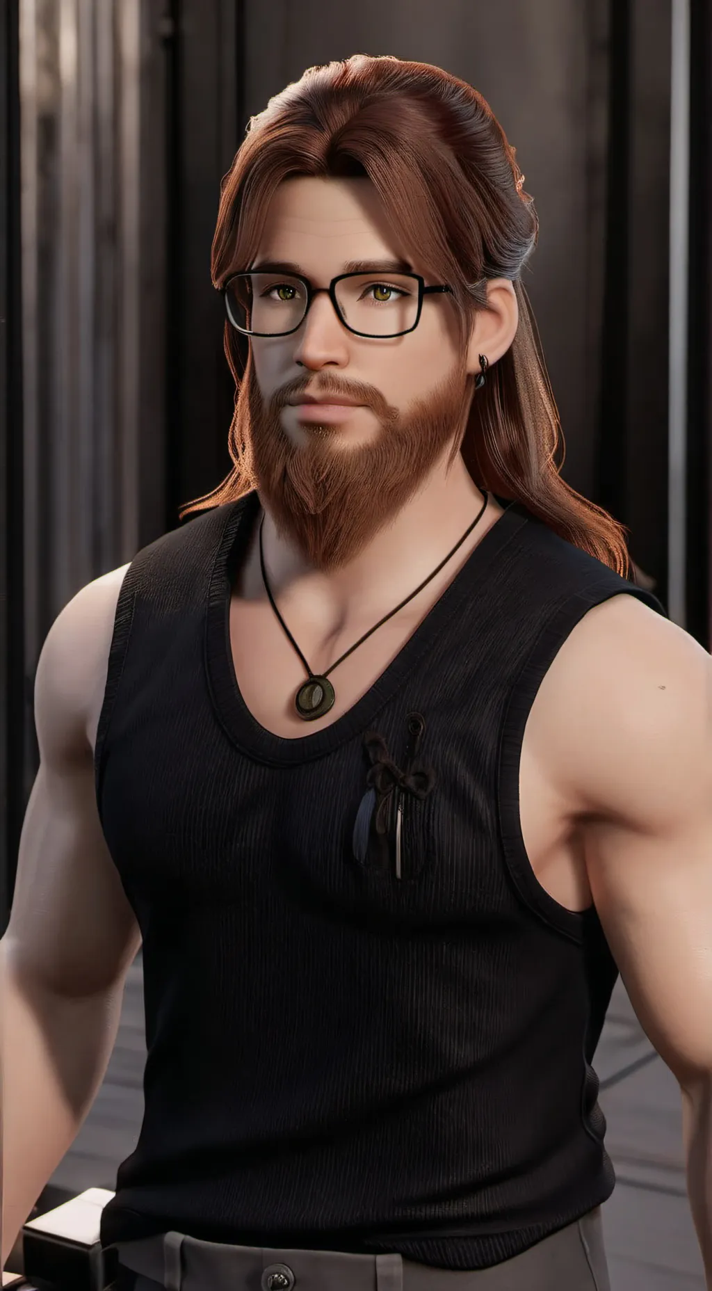 ai character: Zach Alexis  background