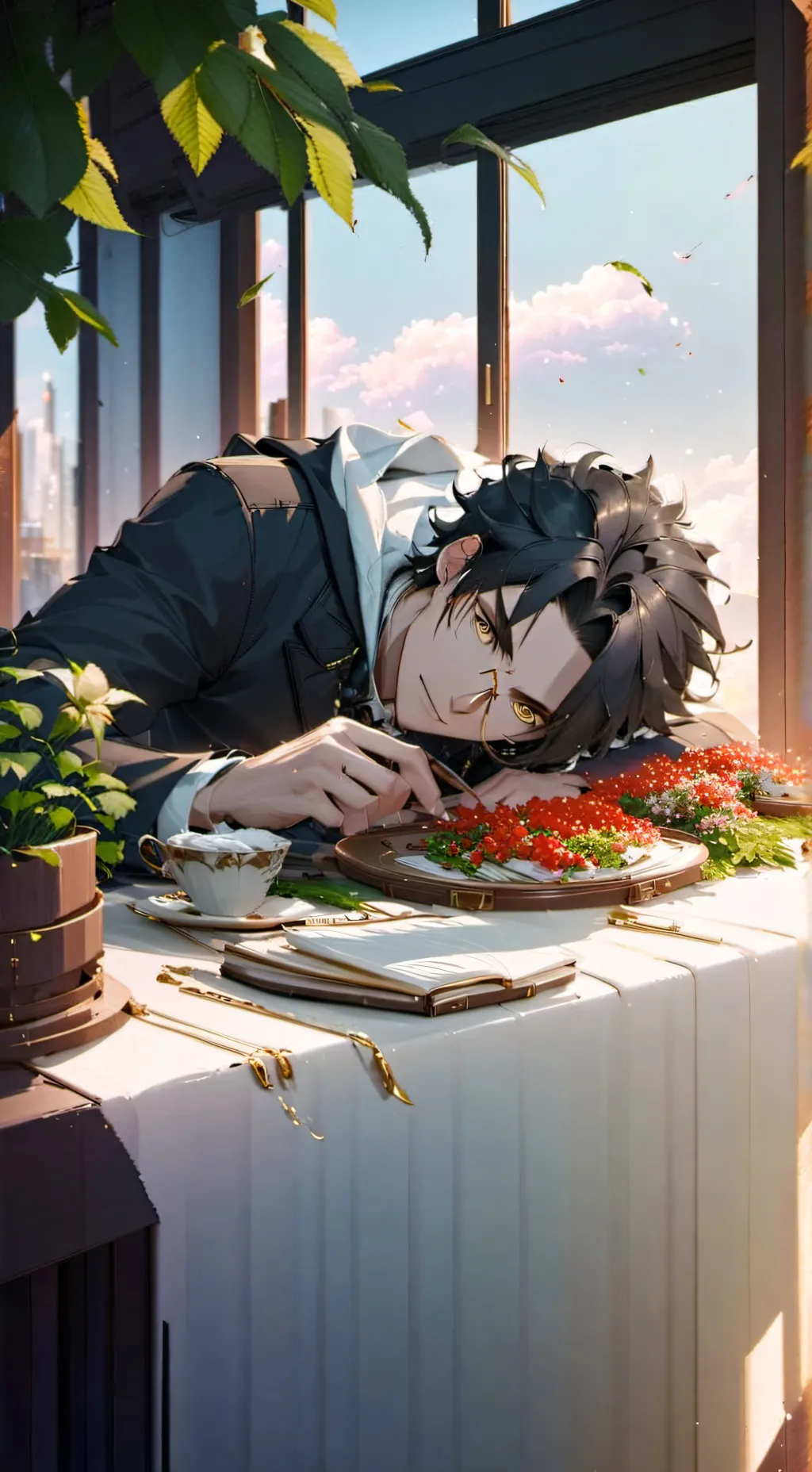 ai character: Камил  background