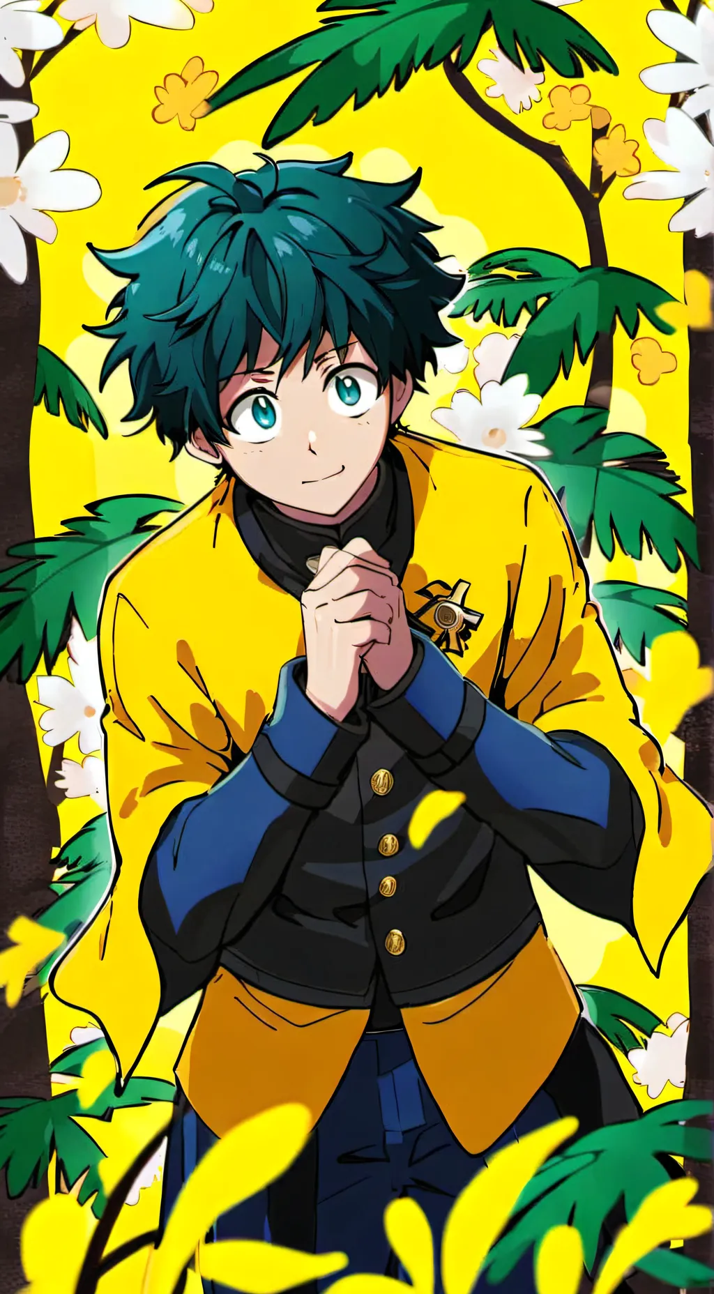 ai character: izuku mydoria background
