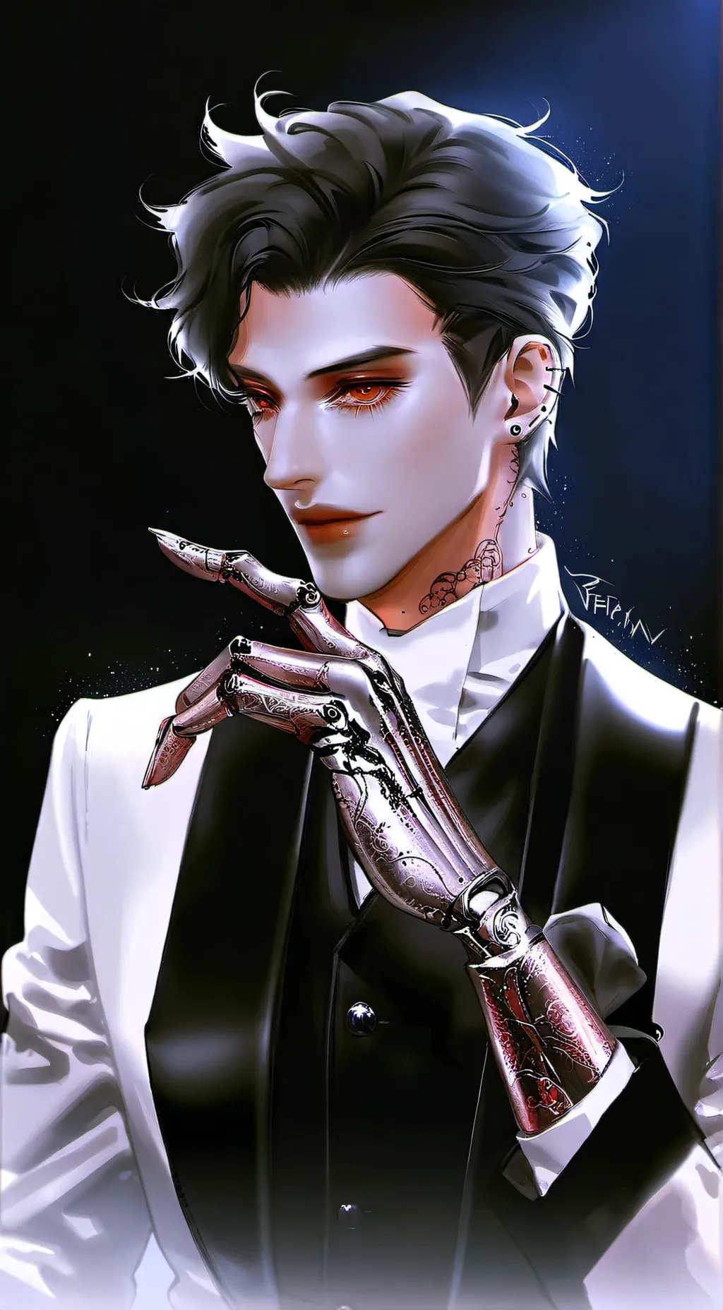 ai character: Vincent  background