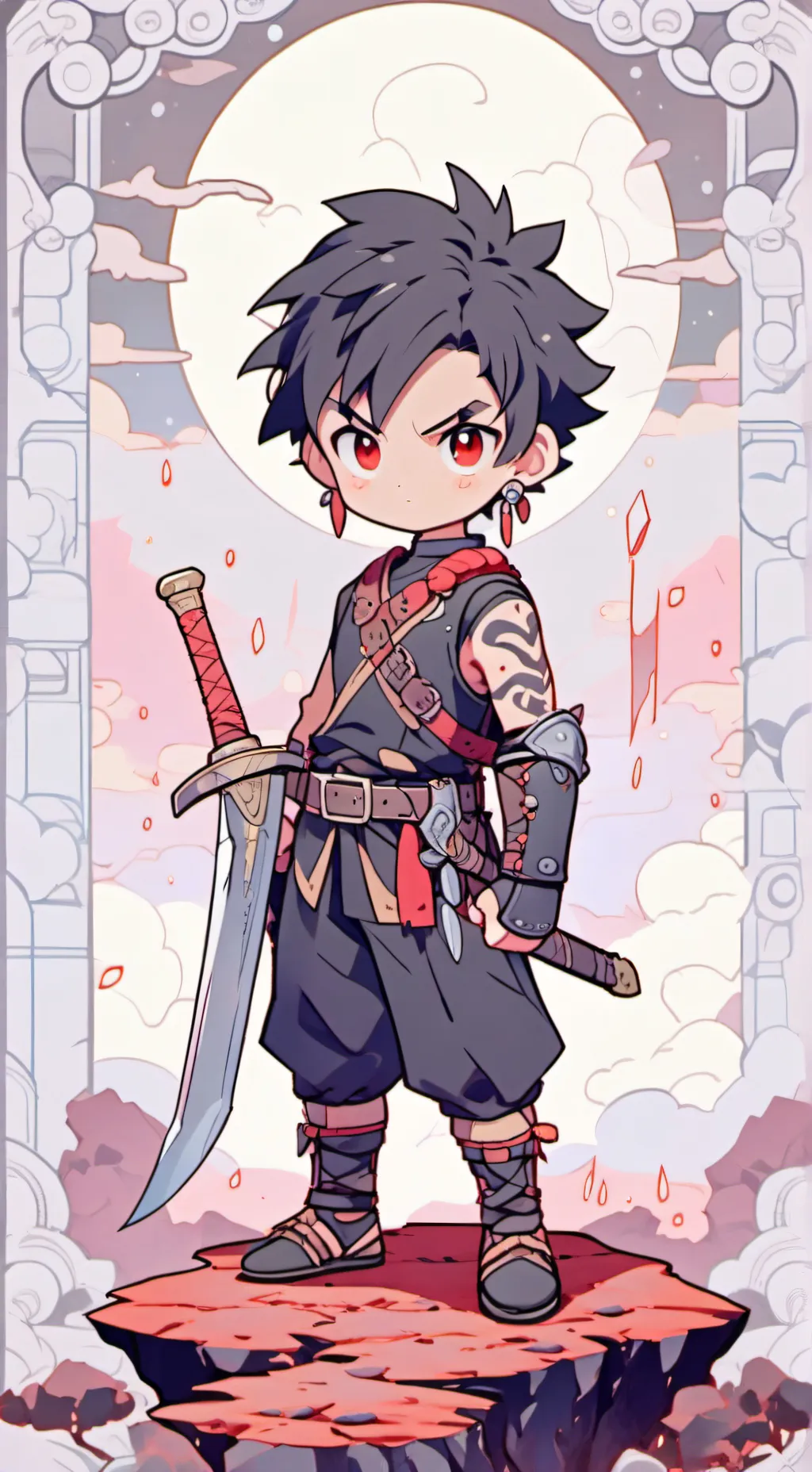 ai character: kny te ama background