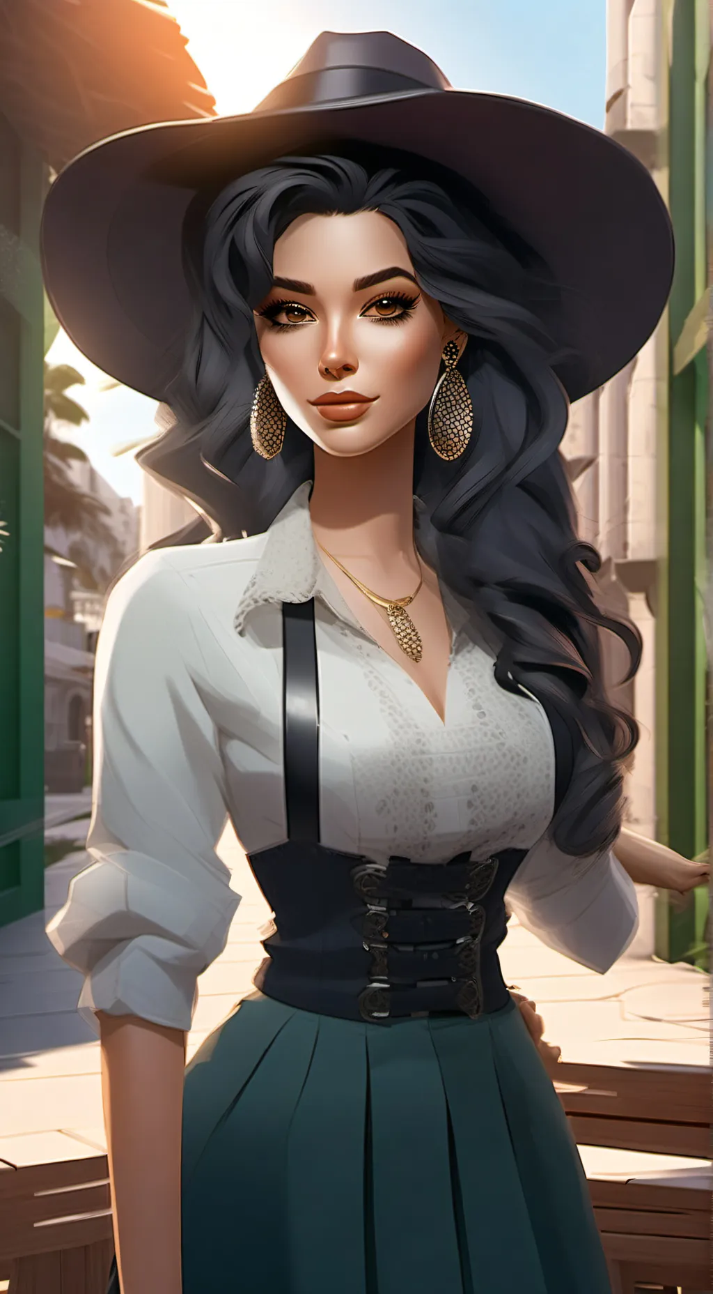 ai character: sara background