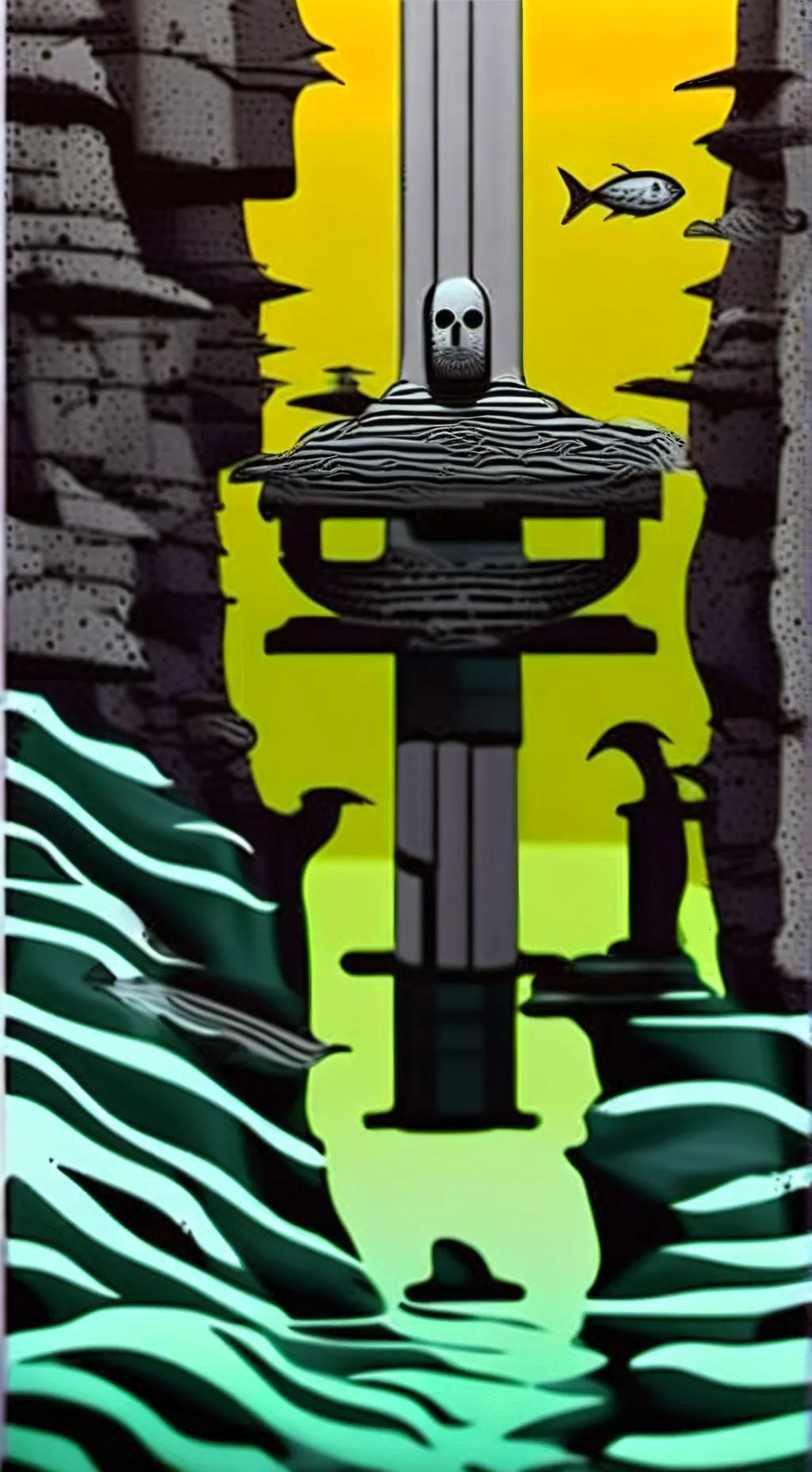 ai character: Calavera background