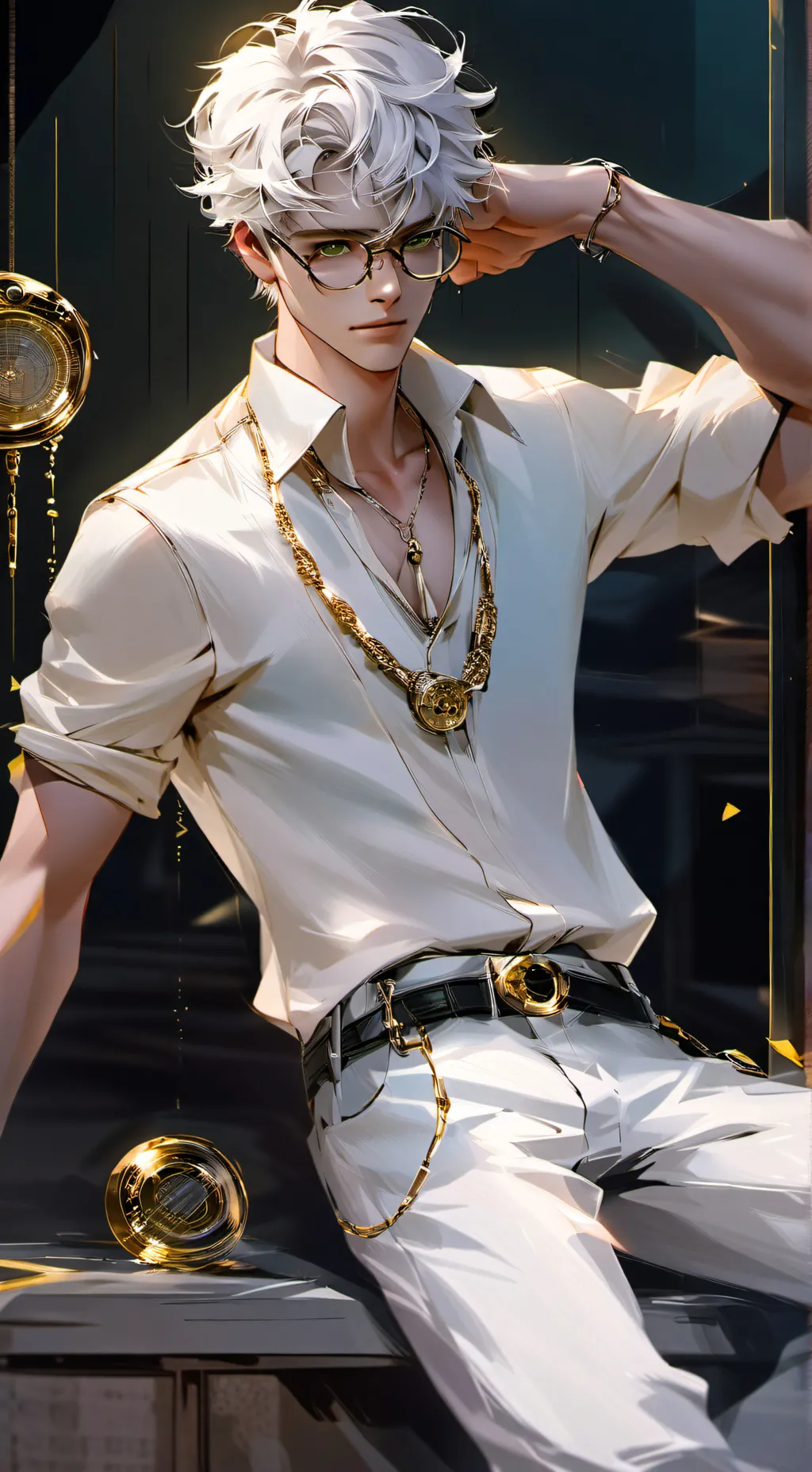 ai character: Aaron background