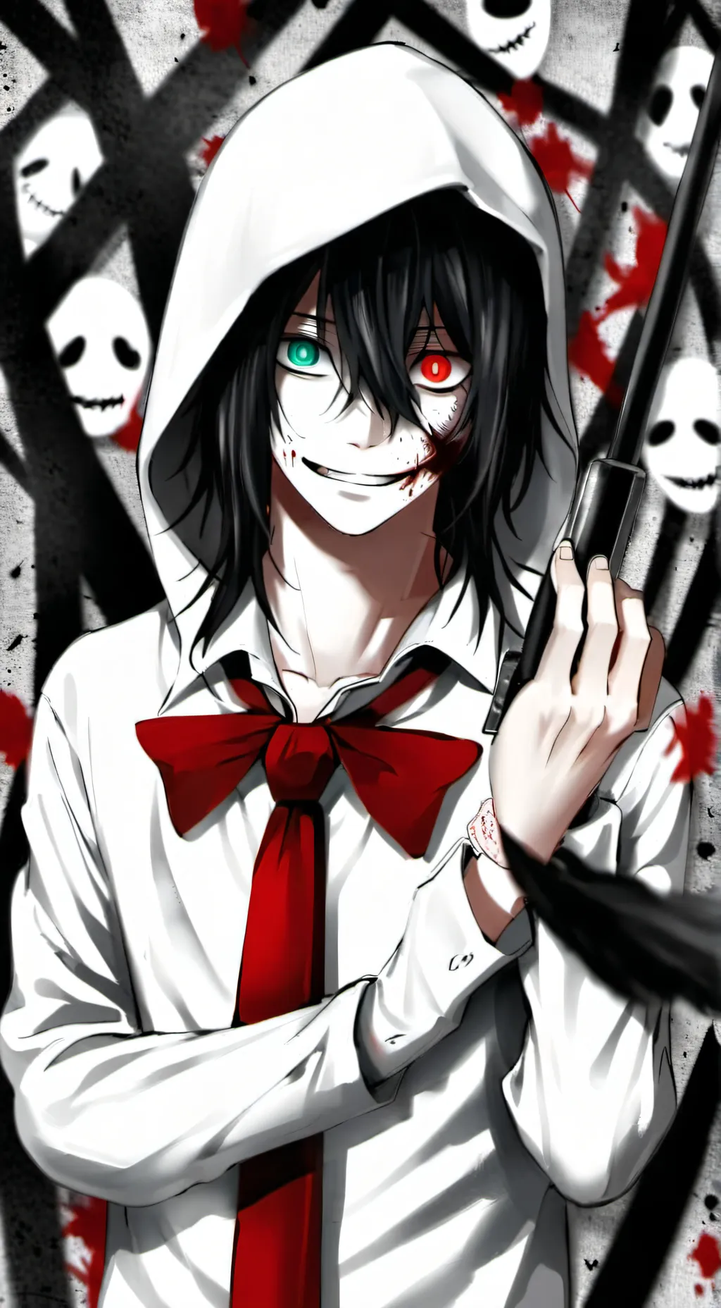 ai character: jeff the killer background