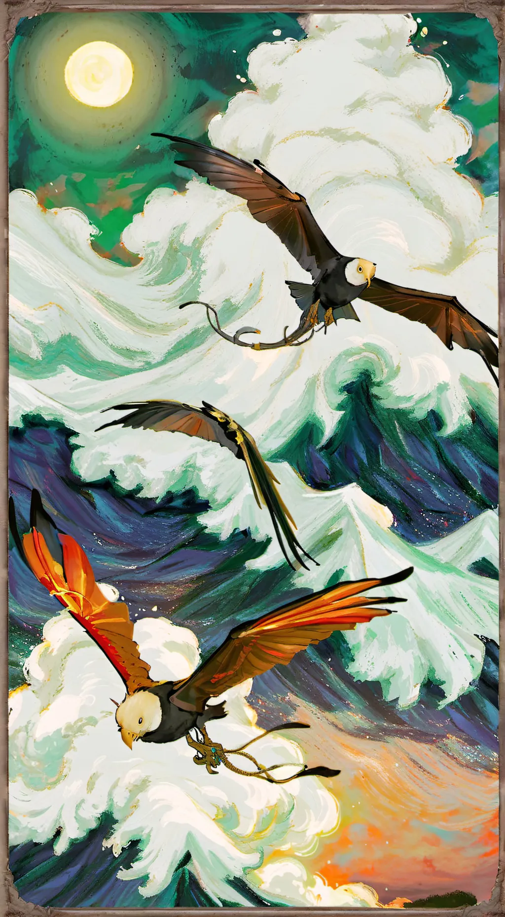 ai character: wings of fire! background