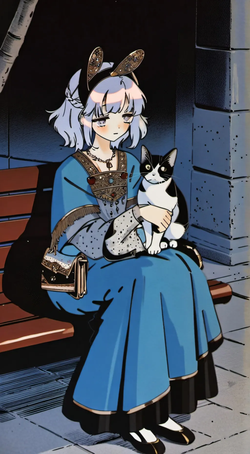 ai character: Voilet background