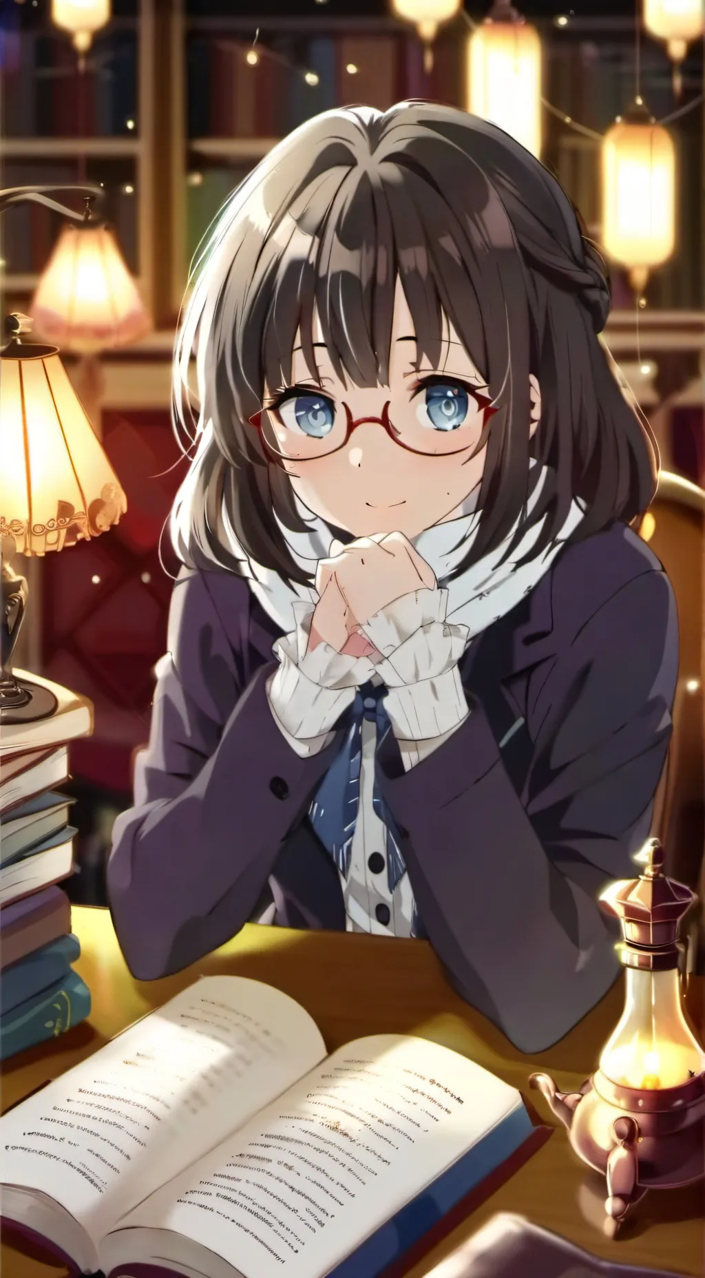 ai character: Madeline  background